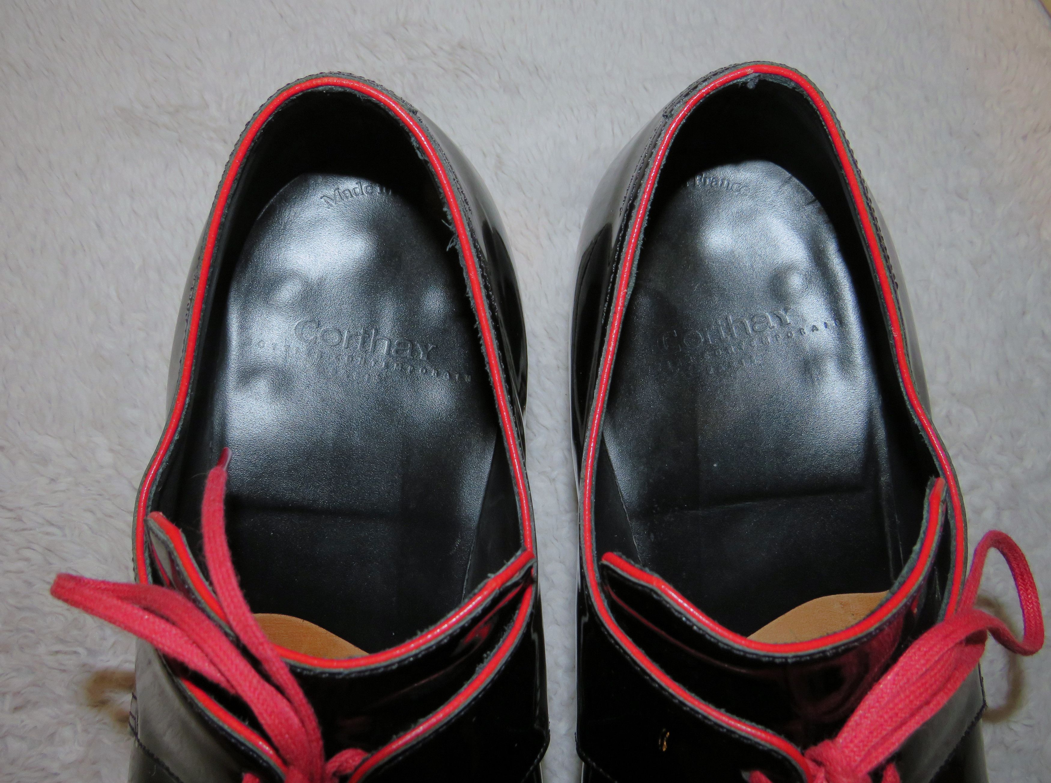 Corthay Arca Black Patent Leather Two Eyelet Derby 7.5 Size US 7.5 / EU 40-41 - 11 Thumbnail