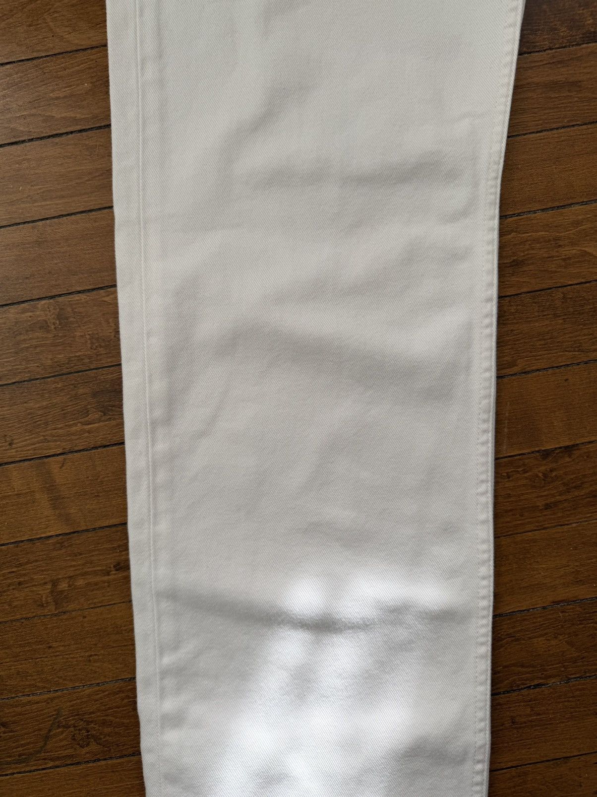 Maison Margiela AW23 Line 10 white denim jeans, size 34, made in Italy Size US 34 / EU 50 - 18 Thumbnail