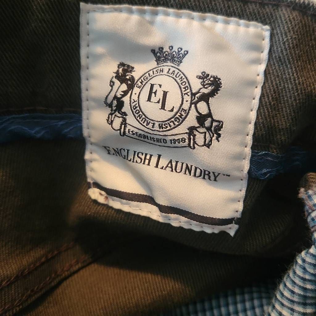English Laundry English Laundry Men's Size 36 x 32 Dark Olive Green Brown Relaxed Jeans Size US 36 / EU 52 - 3 Thumbnail
