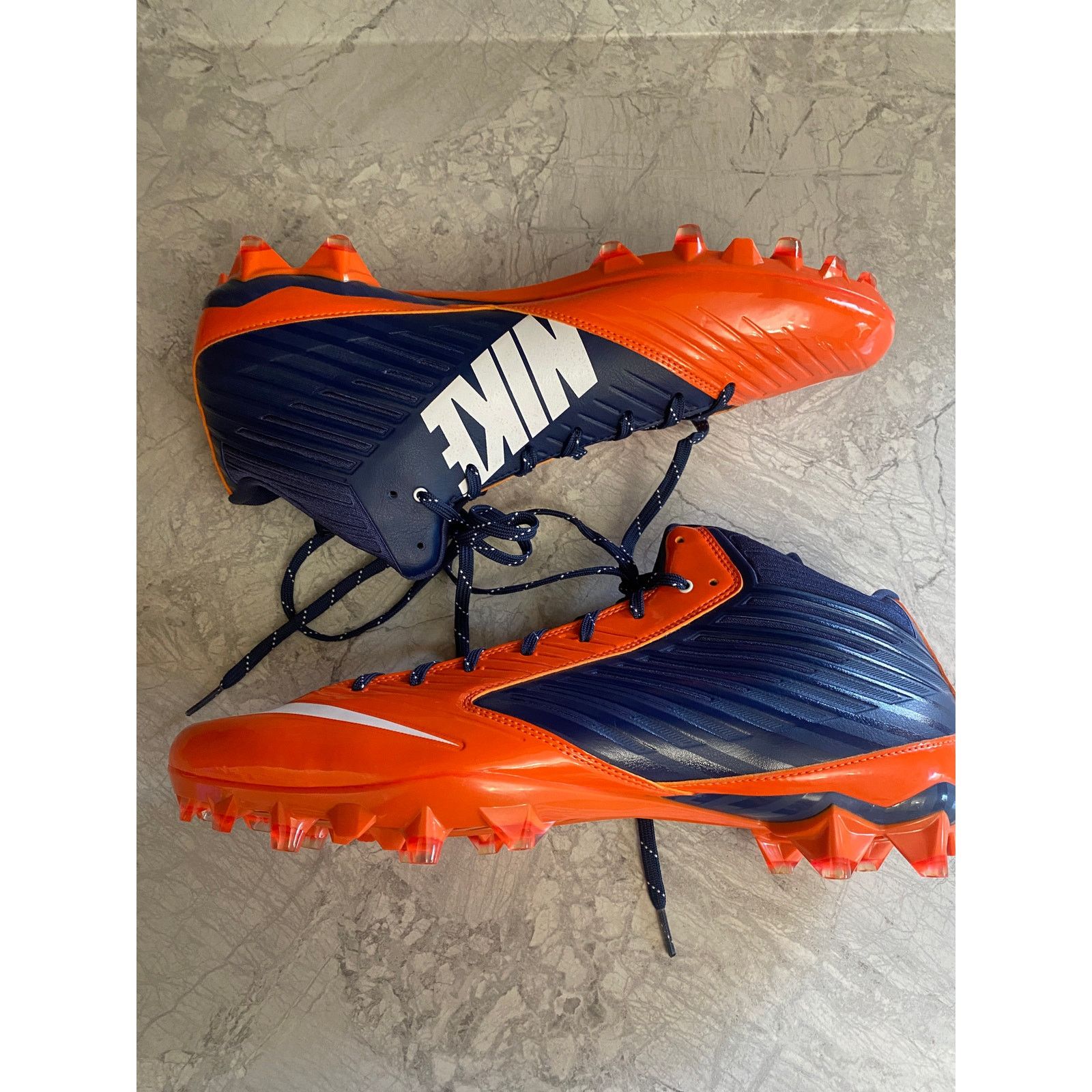 Nike Nike Vapor Speed Orange and Blue Football Cleats Size 14 Size US 14 / EU 47 - 7 Thumbnail