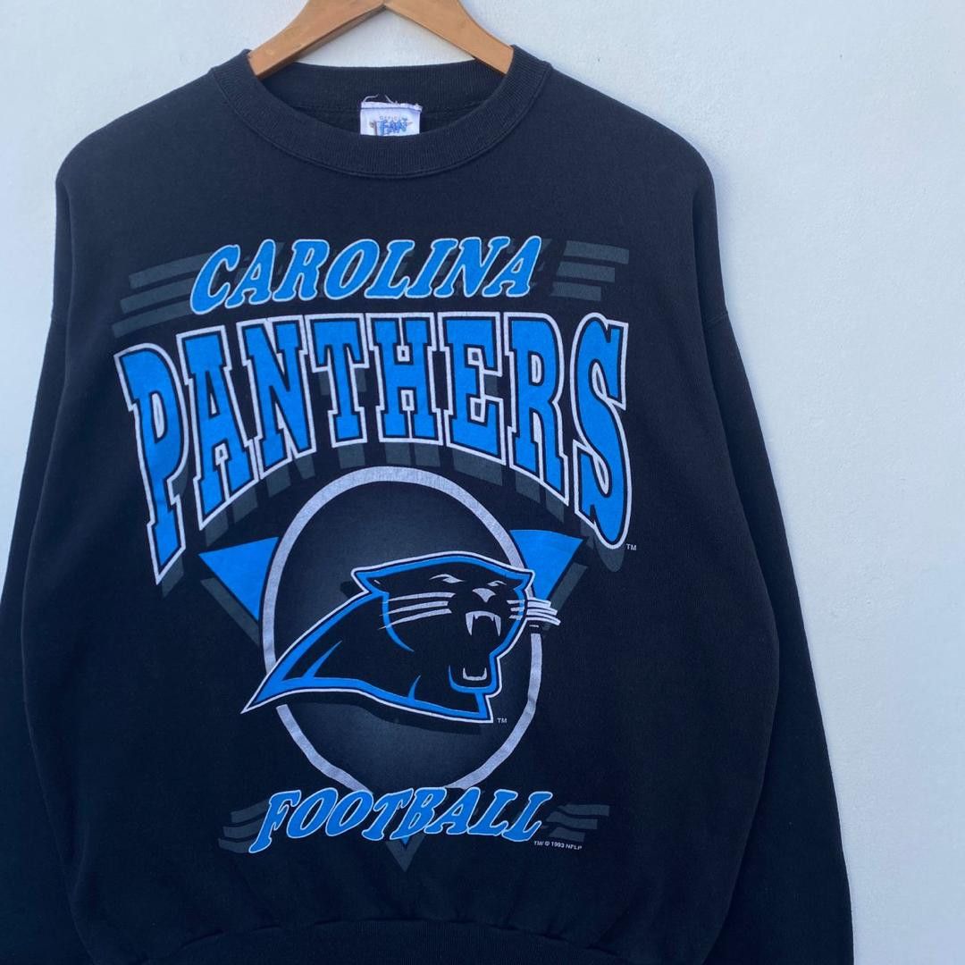 NFL × Vintage VINTAGE 1993 CAROLINA PANTHERS NFL SWEATSHIRT XL PULLOVER Size US XL / EU 56 / 4 - 3 Thumbnail