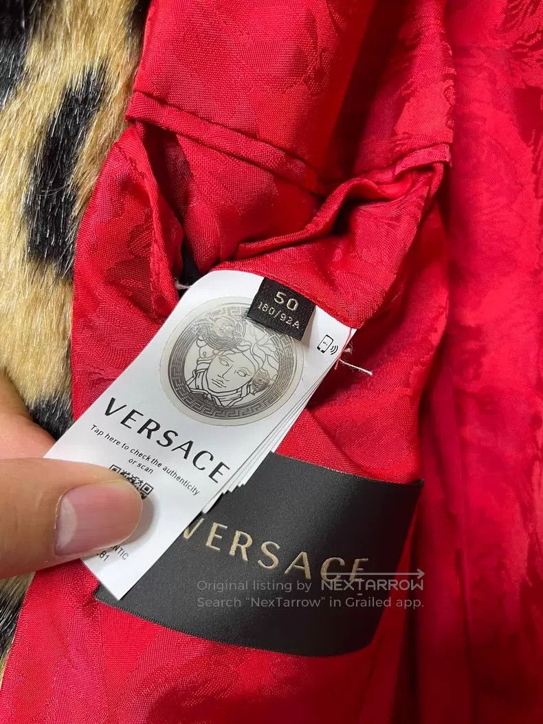Versace Versace Leopard print faux fur coat Size M / US 6-8 / IT 42-44 - 6 Thumbnail