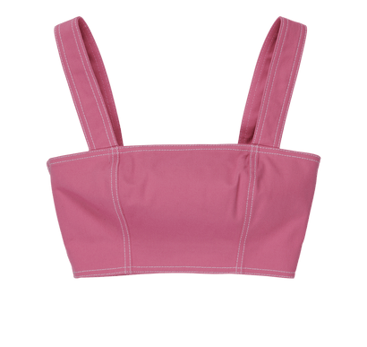 Balmain o1y0625 Crop Top in Pink Size XS / US 0-2 / IT 36-38 - 1 Thumbnail