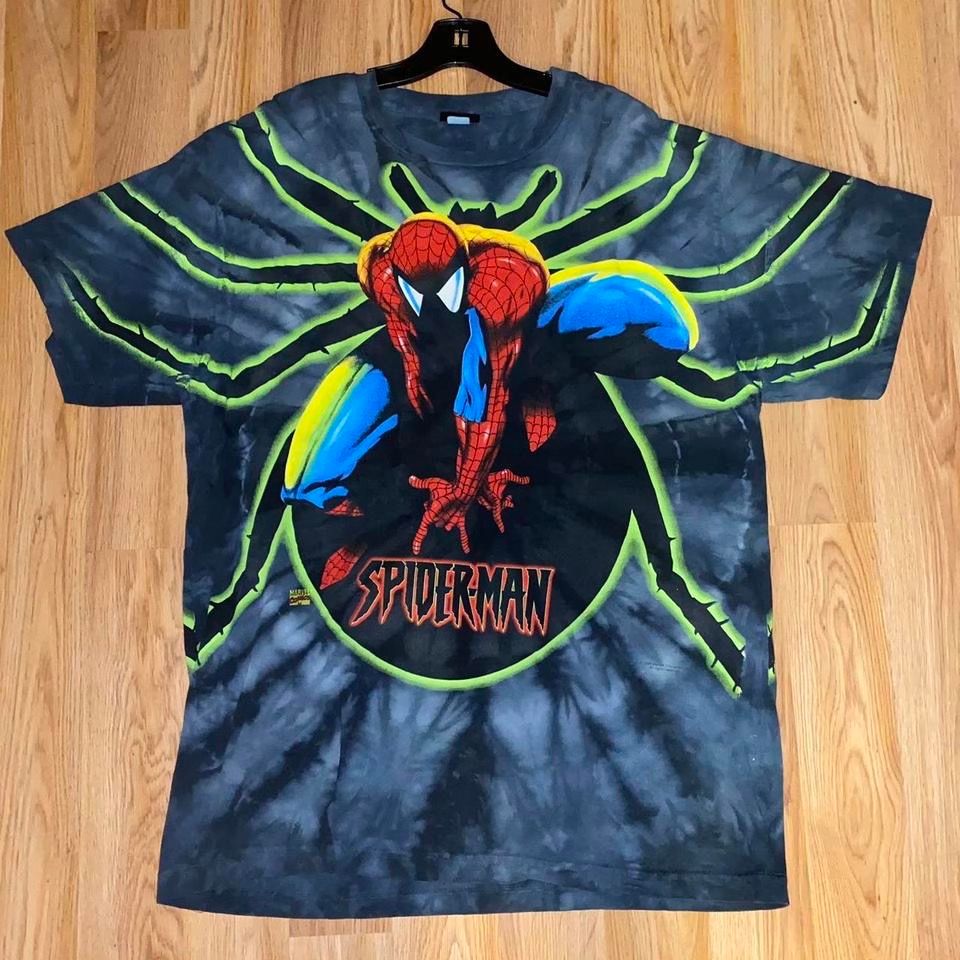 Marvel Comics 1998 Spider-Man Tie-Dye AOP Marvel Vintage Shirt Size US XL / EU 56 / 4 - 1 Preview