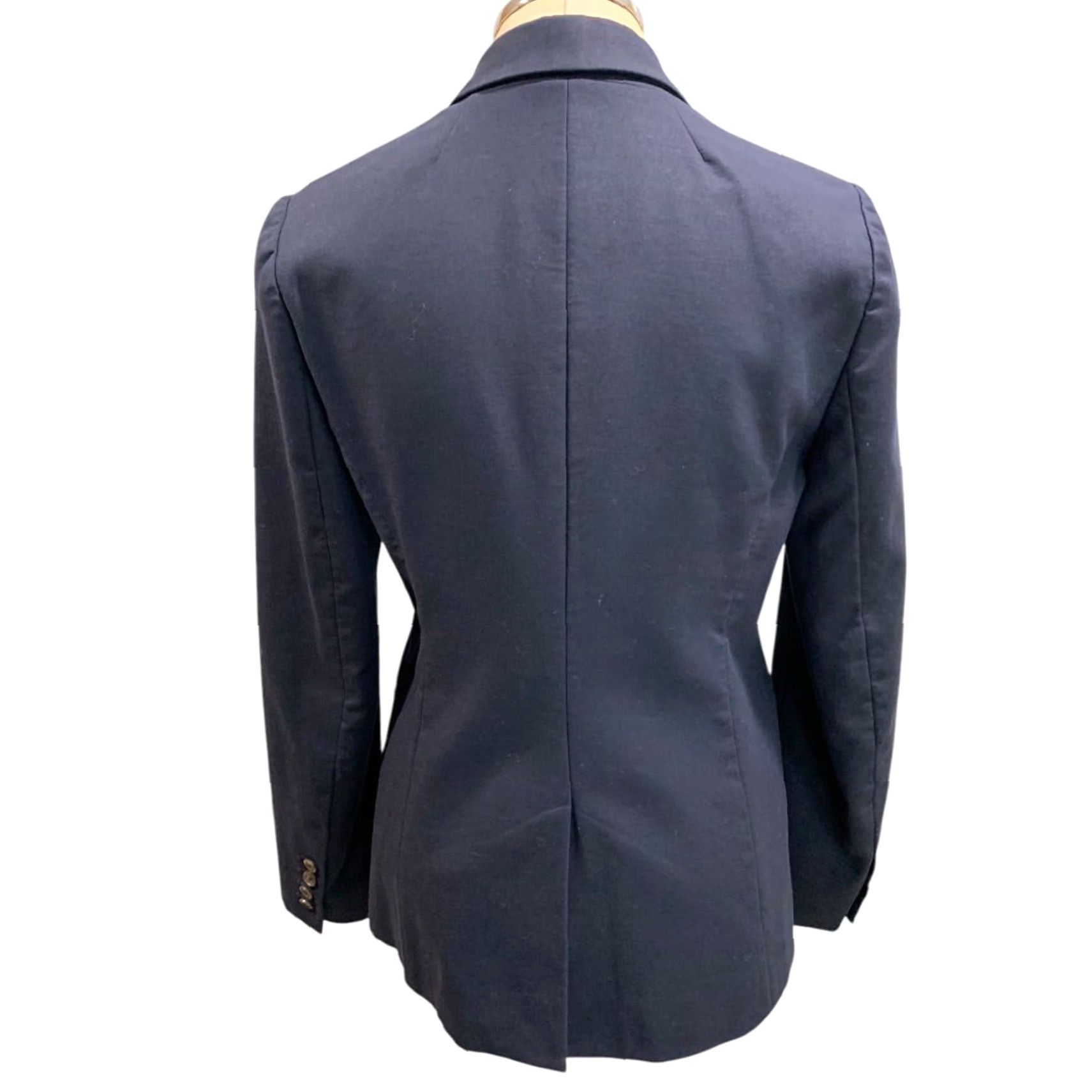 J.Crew VINTAGE J.Crew Navy Blue Schoolboy Blazer Cotton 21324 Womens Size 8 Blazer Size M / US 6-8 / IT 42-44 - 6 Thumbnail