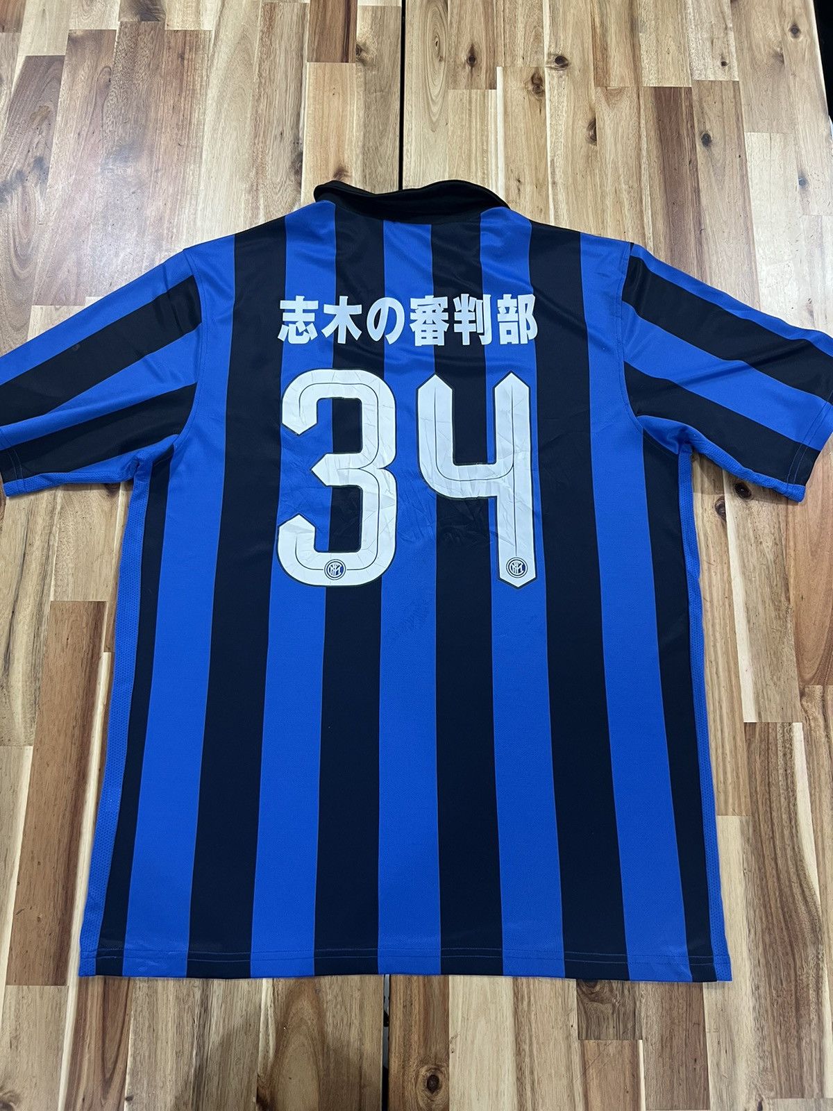 Vintage Inter Milan FC Bootleg Jersey #34 Size US XL / EU 56 / 4 - 3 Thumbnail
