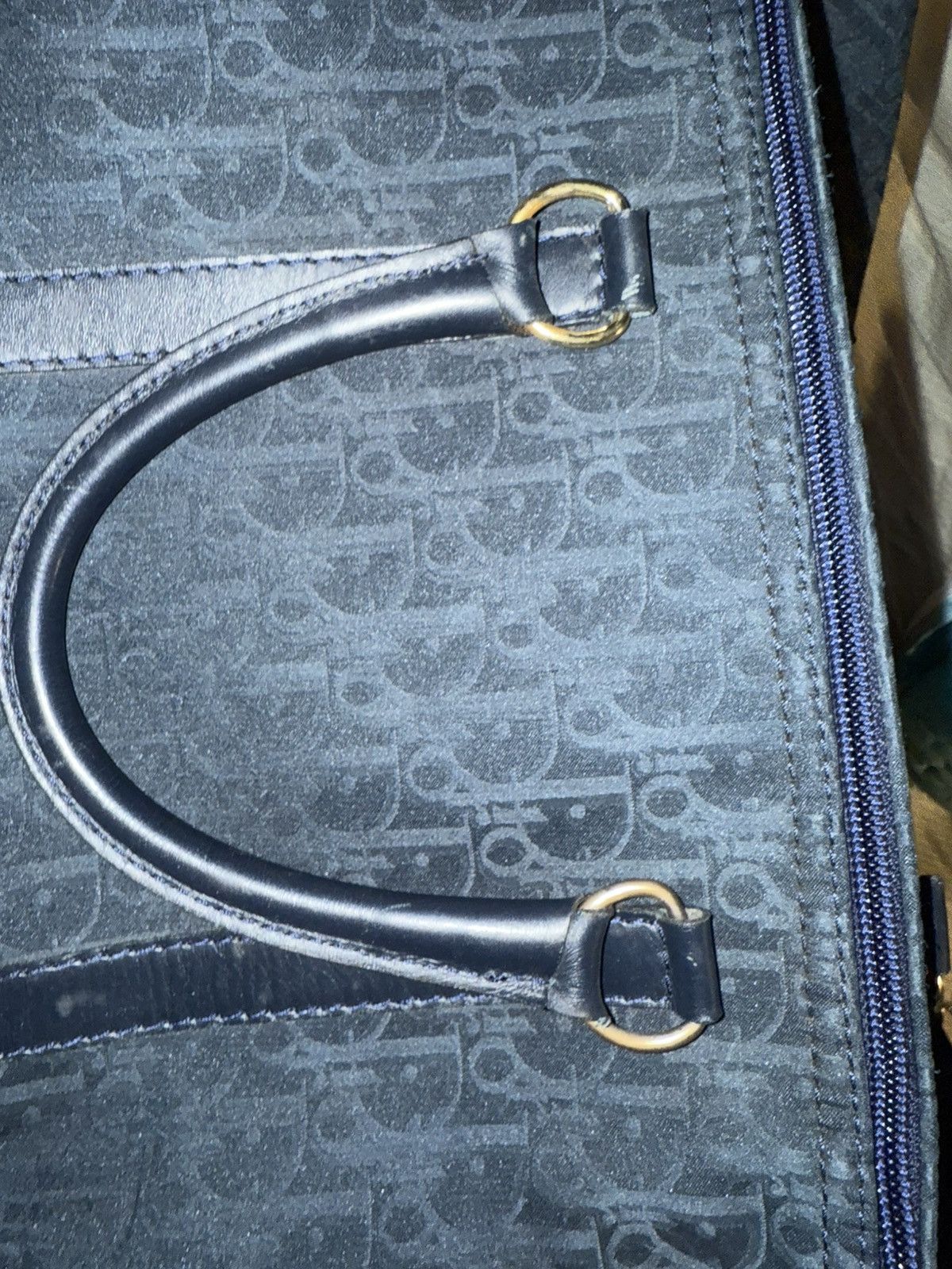 Christian Dior Trotter Boston Canvas