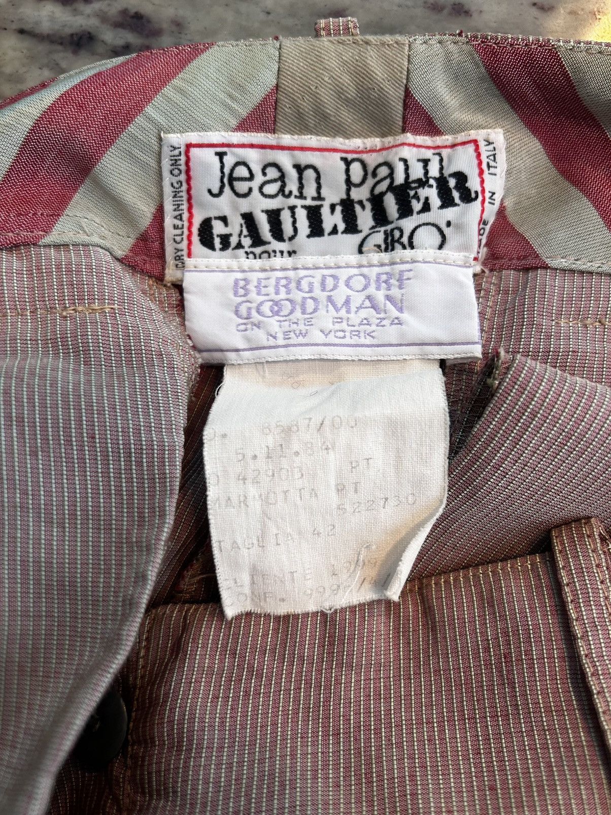 Jean Paul Gaultier Vintage Jean Paul Gaultier women's pants Bergdorf Goodman Size 30" / US 8 / IT 44 - 5 Thumbnail