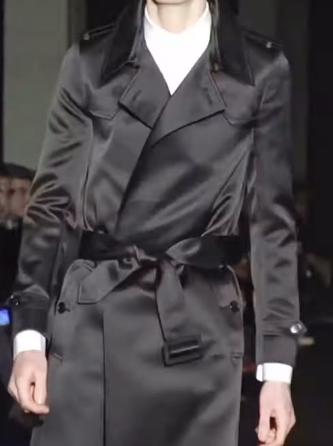Dior Dior Homme Hedi Slimane Runway 06aw 06fw Trench Coat Cotton Size US M / EU 48-50 / 2 - 2 Thumbnail