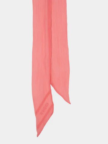Gucci o1loc1c0226 832084 Tulip Neck Maxi Dress in Pink Size S / US 4 / IT 40 - 4 Thumbnail
