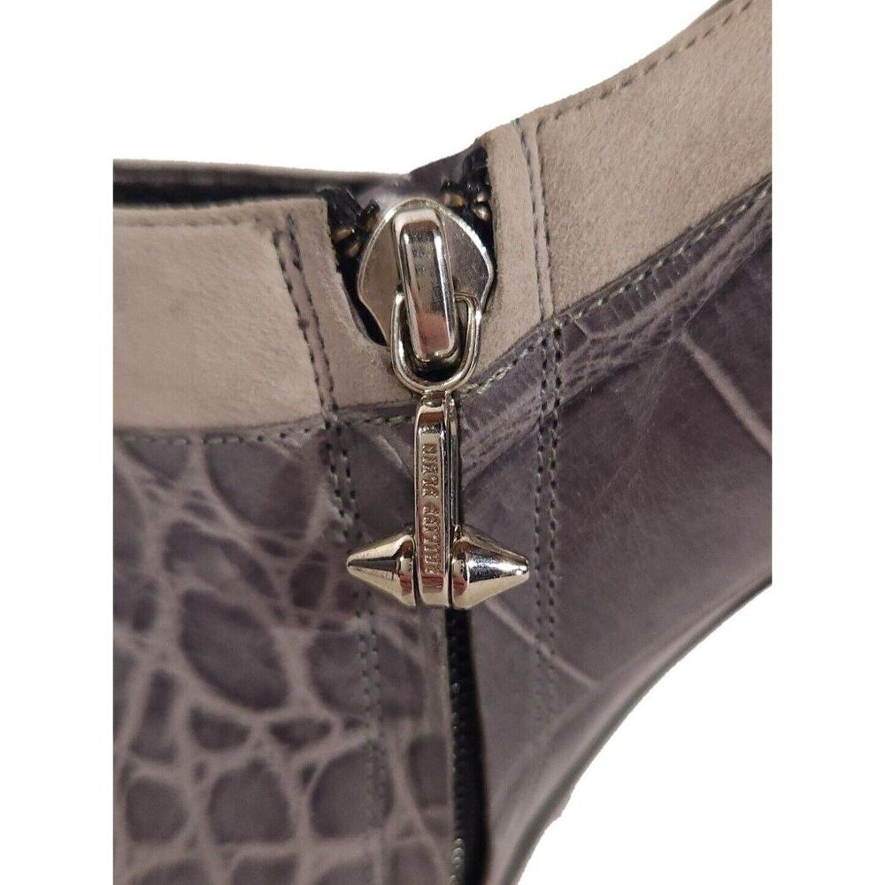 Philipp Plein Philipp Plein GoldJunge Reptilia Croc Bootie Heel 36.5 6 Size US 6 / IT 36 - 5 Thumbnail