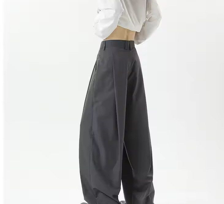 Japanese Brand Trousers Pleated Design Wide Leg Pant Size US 32 / EU 48 - 6 Thumbnail