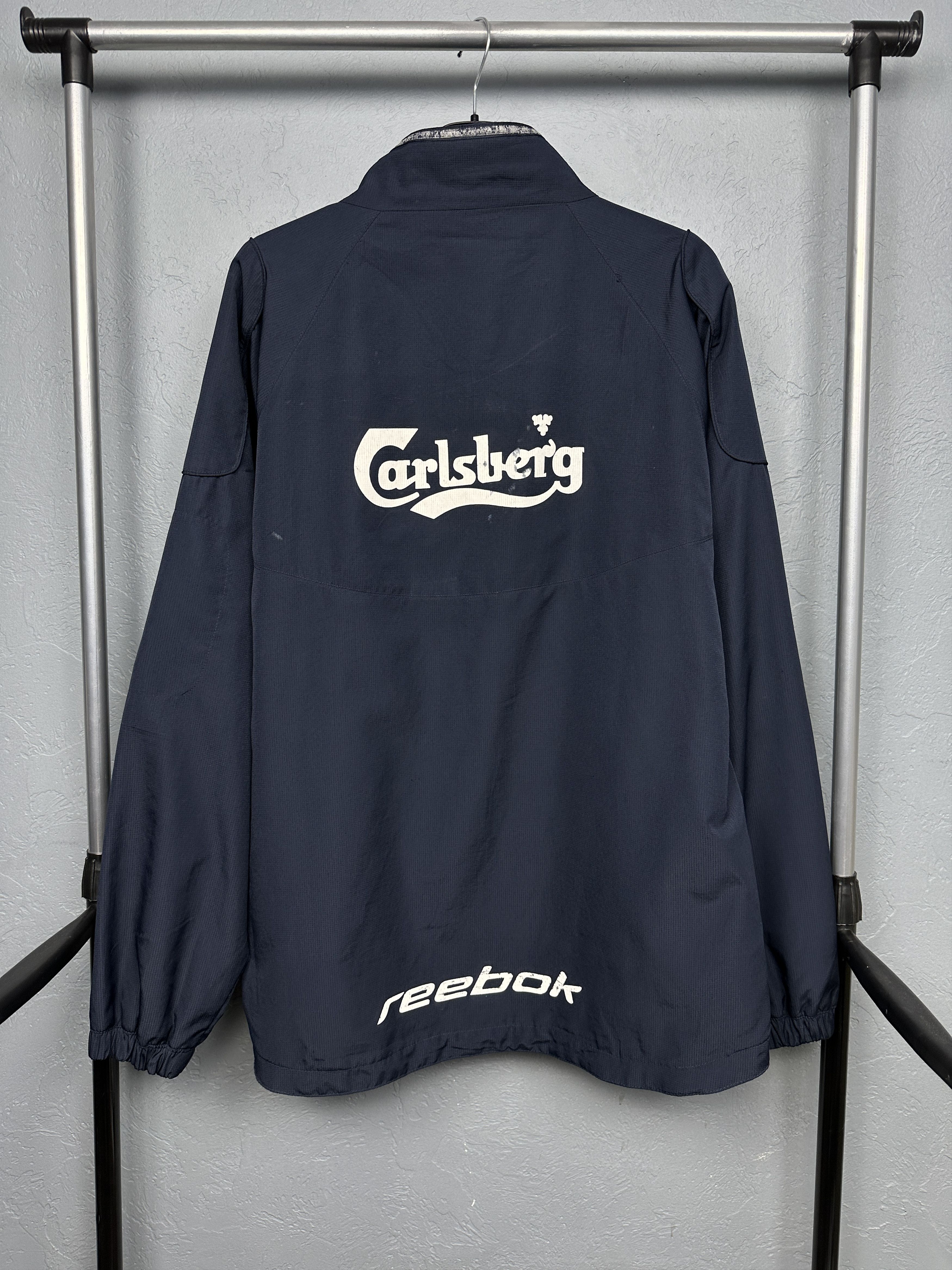 Reebok Reebok Liverpool FC Mens Windbreaker Jacket Carlsberg Size US XL / EU 56 / 4 - 6 Thumbnail