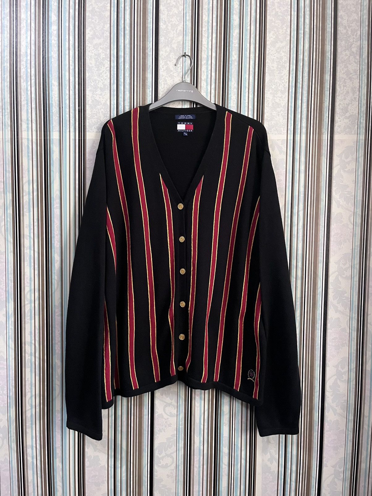 Tommy Hilfiger Royal striped button up #F4 Size XL / US 12-14 / IT 48-50 - 1 Thumbnail