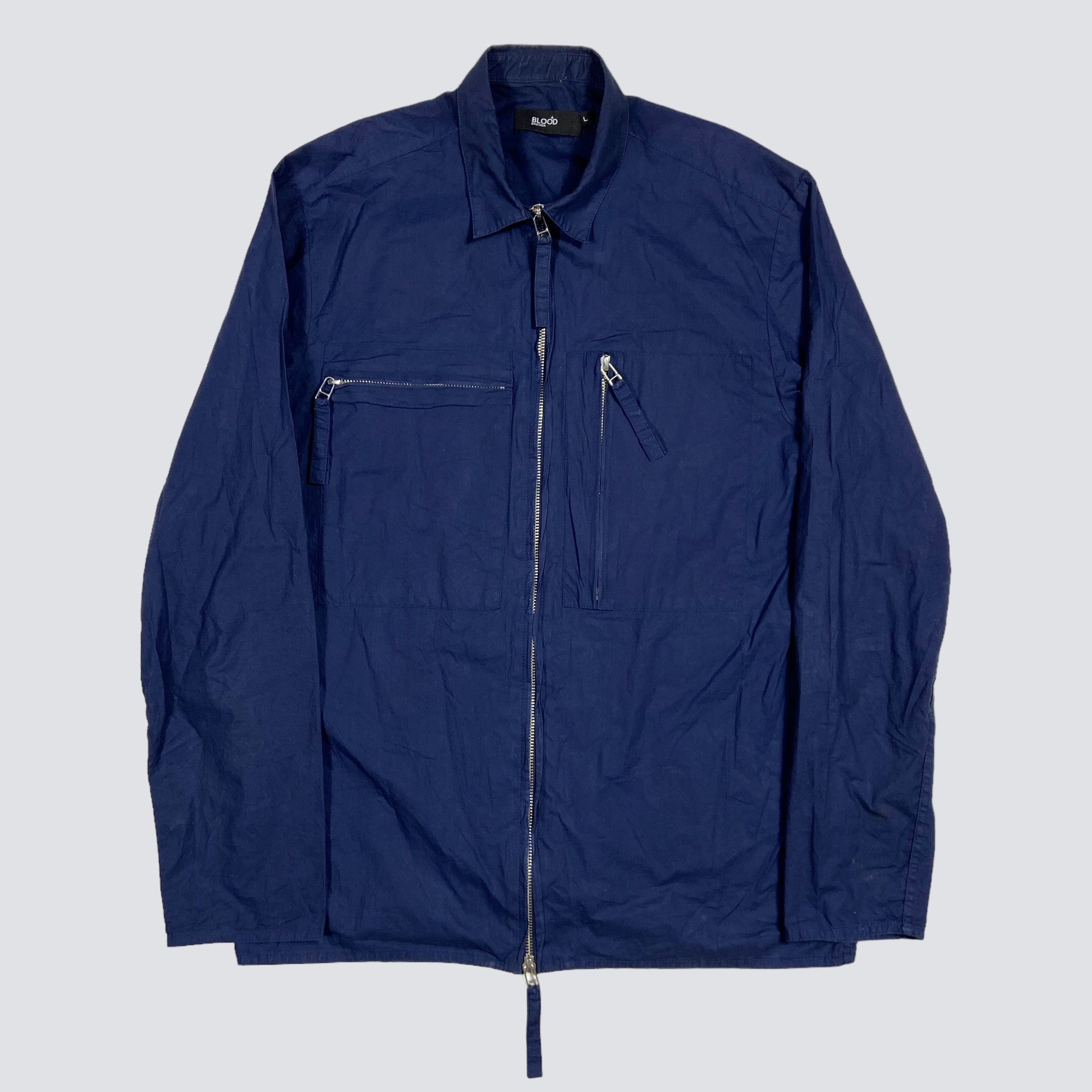 Blood Brother BLOOD BROTHER MULTIPOCKET BONDAGE ZIP OVERSHIRT - № 2125 Size US L / EU 52-54 / 3 - 3 Thumbnail