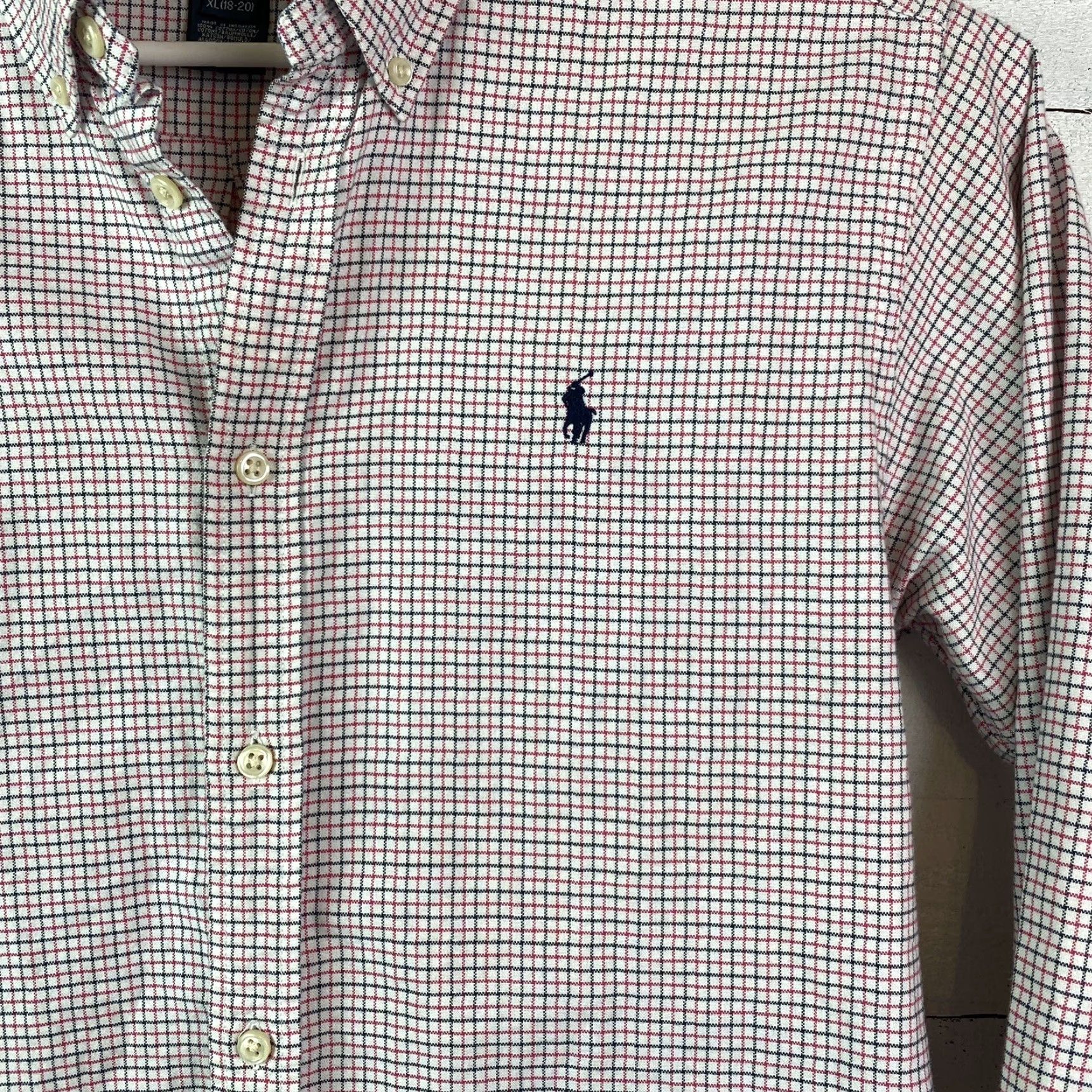 Ralph Lauren Ralph Lauren Shirt Adult XL Long Sleeve Multicolor Check Collared Button Down Size US XL / EU 56 / 4 - 6 Thumbnail