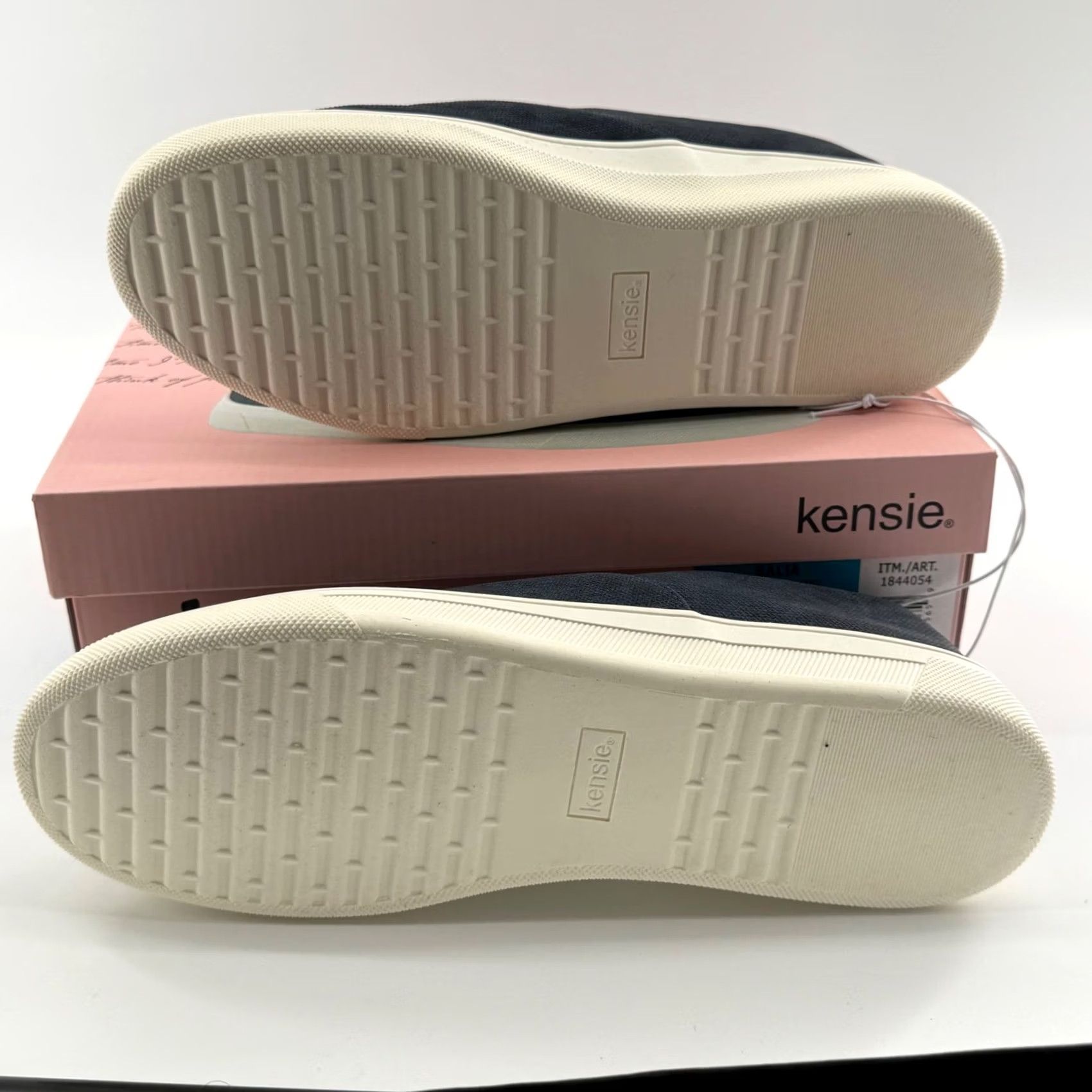 Vintage Kensie Salia Slip-On Sneaker Navy Textile Casual Walking Womens Shoes Blue Flat Footwear Modern Lightweight Comfort Size US 10 / IT 40 - 8 Thumbnail