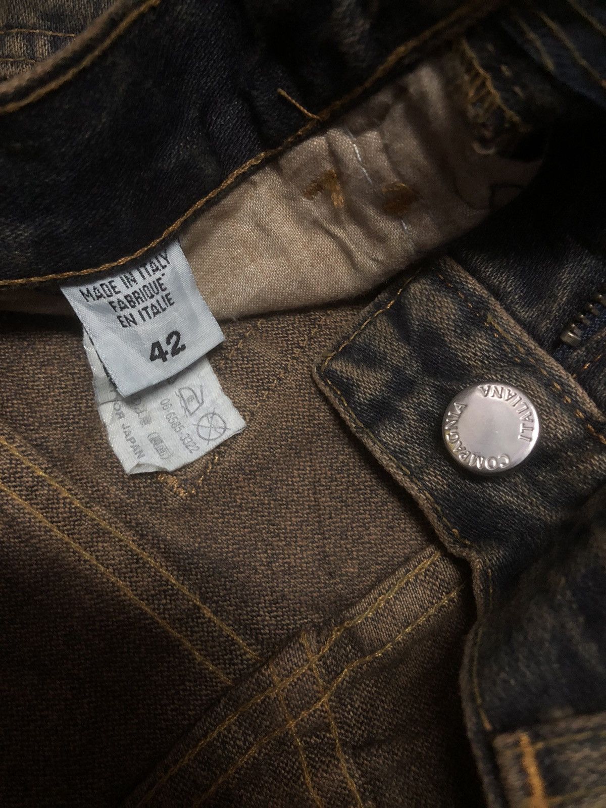 If Six Was Nine × Vintage VINTAGE COMPAGNIA ITALIAN JEANS Size 28" / US 6 / IT 42 - 21 Thumbnail