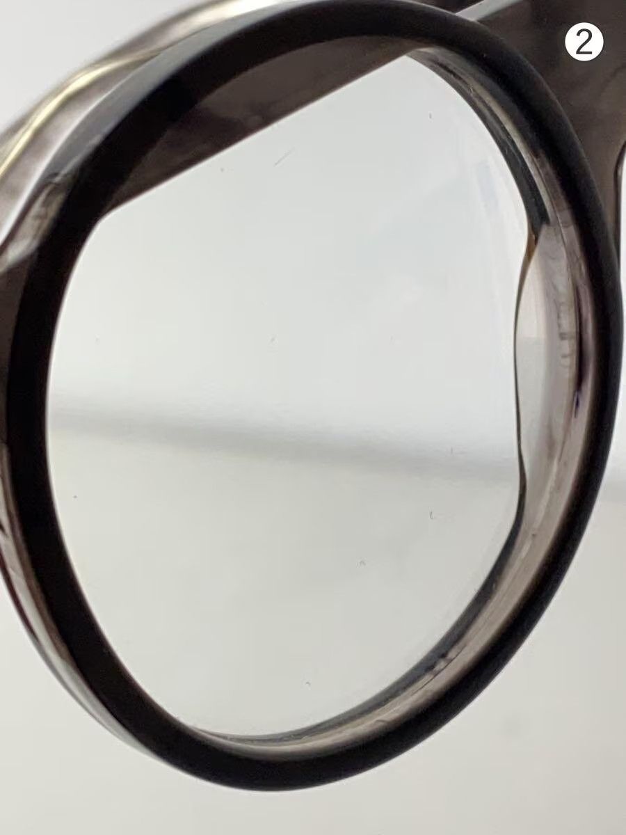 Yohji Yamamoto YOHJI YAMAMOTO Glasses/Plastic/Black/Clear Size ONE SIZE - 8 Thumbnail