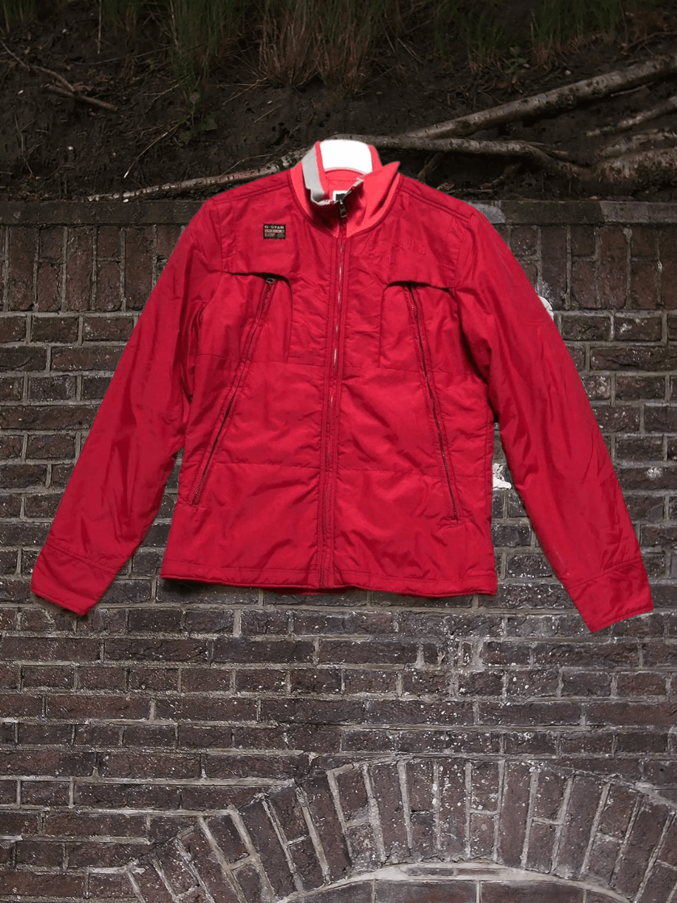 G-Star vintage red jacket Y2K G-Star Raw logo Streetwear Size US M / EU 48-50 / 2 - 1 Thumbnail