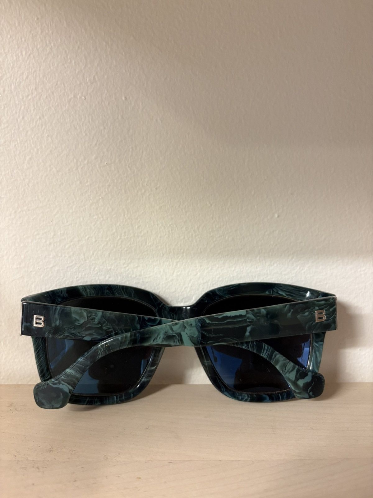 Balenciaga Balenciaga green grey gradient sunglasses Size ONE SIZE - 5 Thumbnail