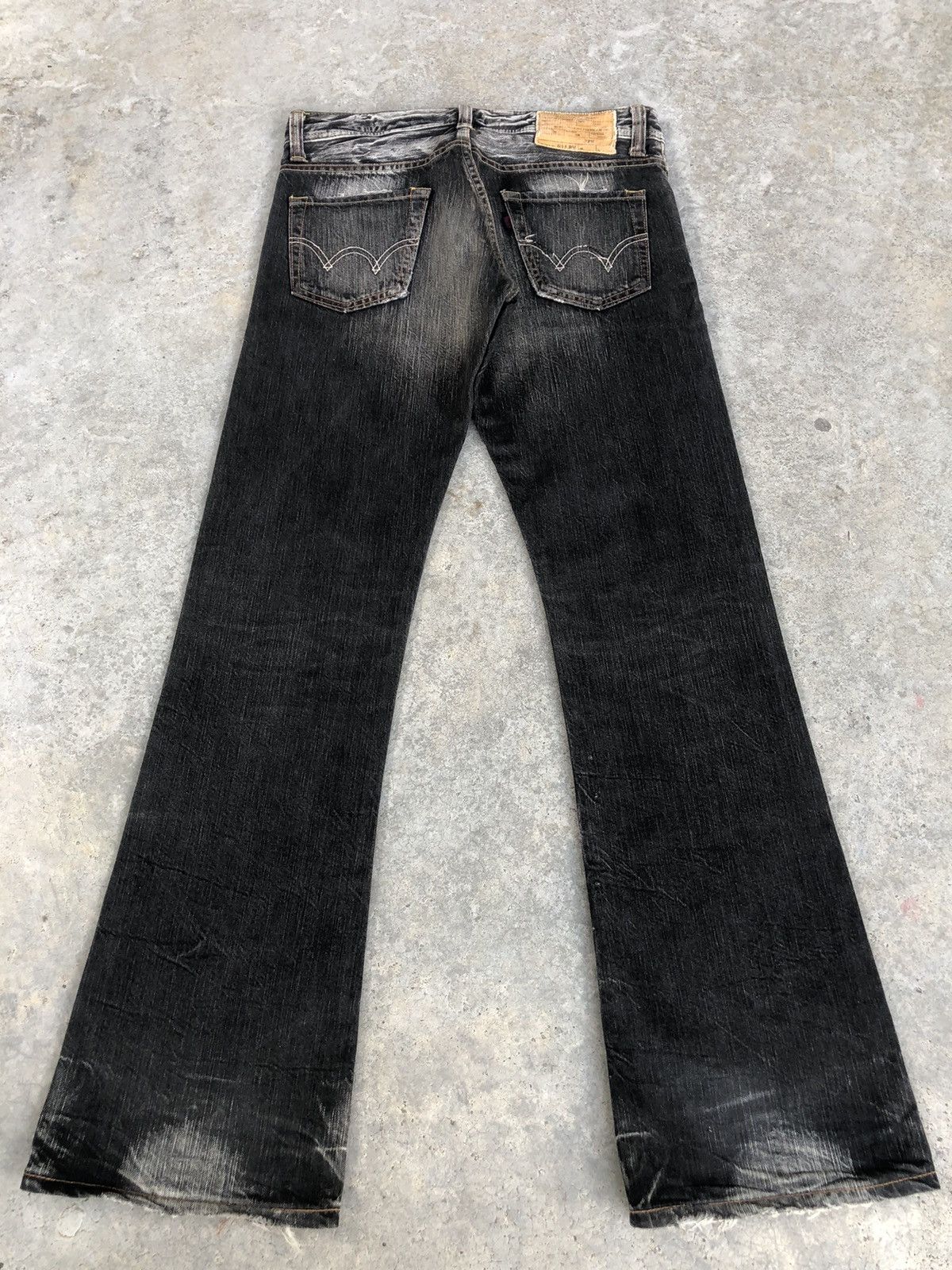 Edwin Japanese Edwin Flared Jeans Distressed Jeans 511 RV Size US 31 - 2 Thumbnail