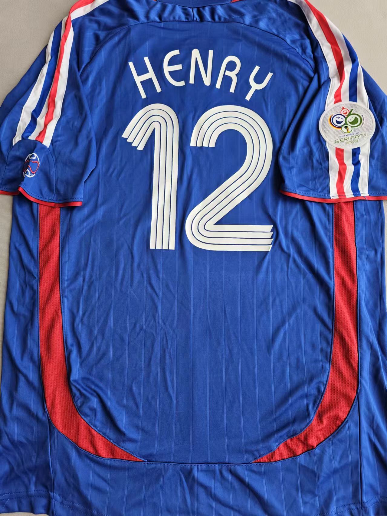 Other 2006 Worlf Cup France 12 Thierry Henry Jersey Size US XXL / EU 58 / 5 - 1 Thumbnail