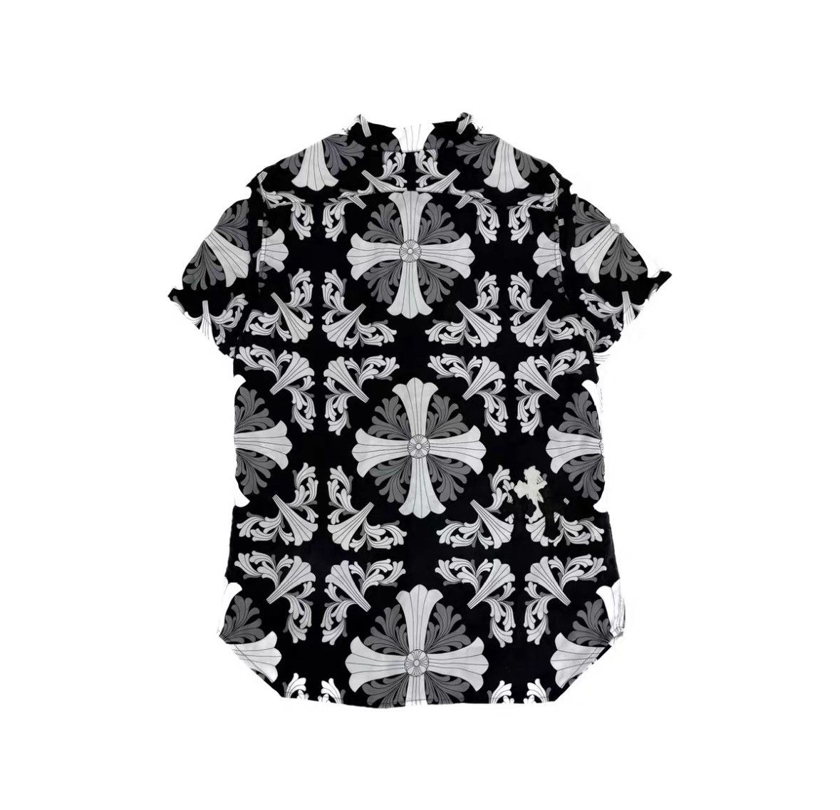Chrome Hearts Plus cross silk button up shirt Size US XL / EU 56 / 4 - 2 Thumbnail