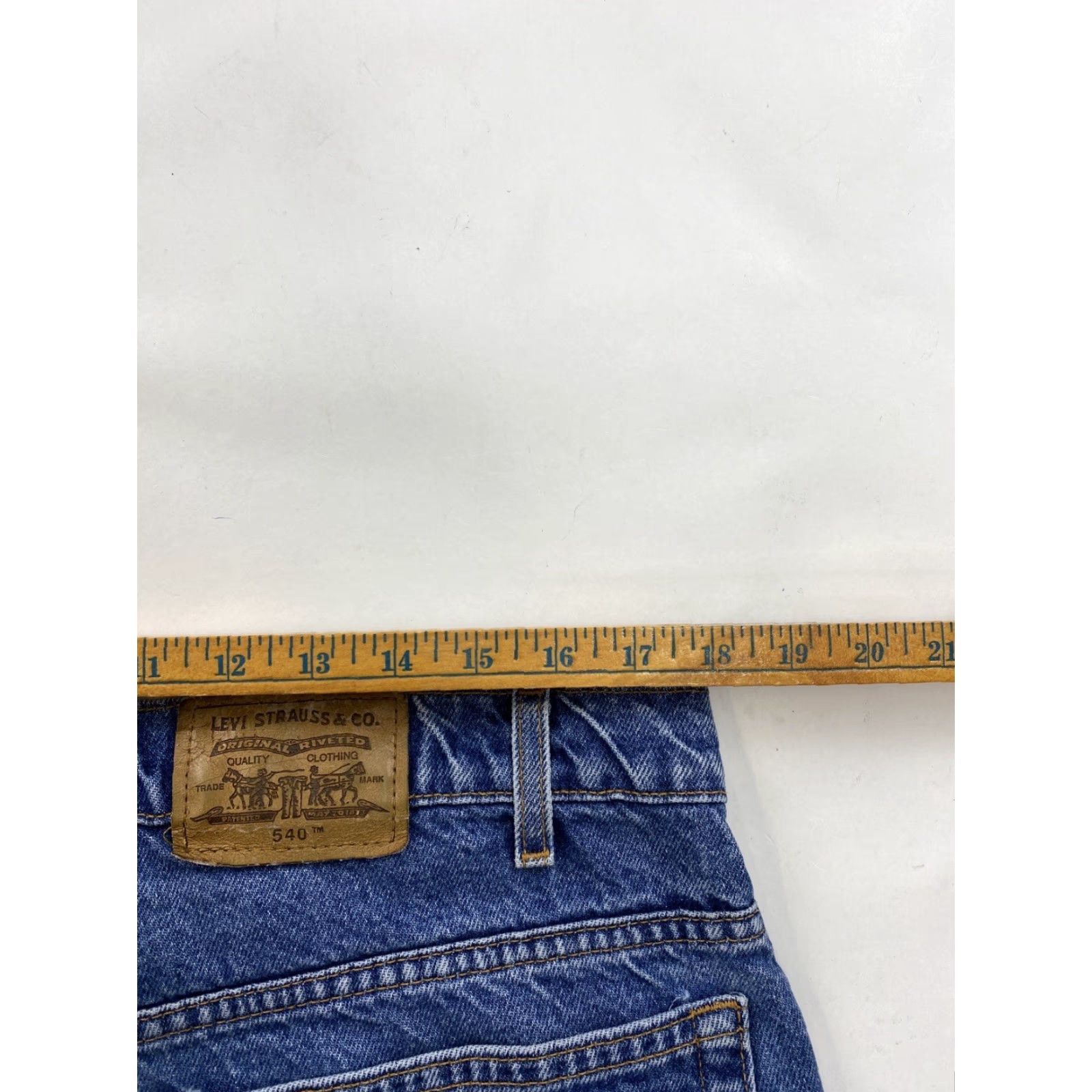 Levi's VINTAGE Levi's 540 Jeans Mens 38x32 Blue Orange Tag Straight Jeans Mens 38 Blue 540 Levi's Size US 38 / EU 54 - 7 Thumbnail