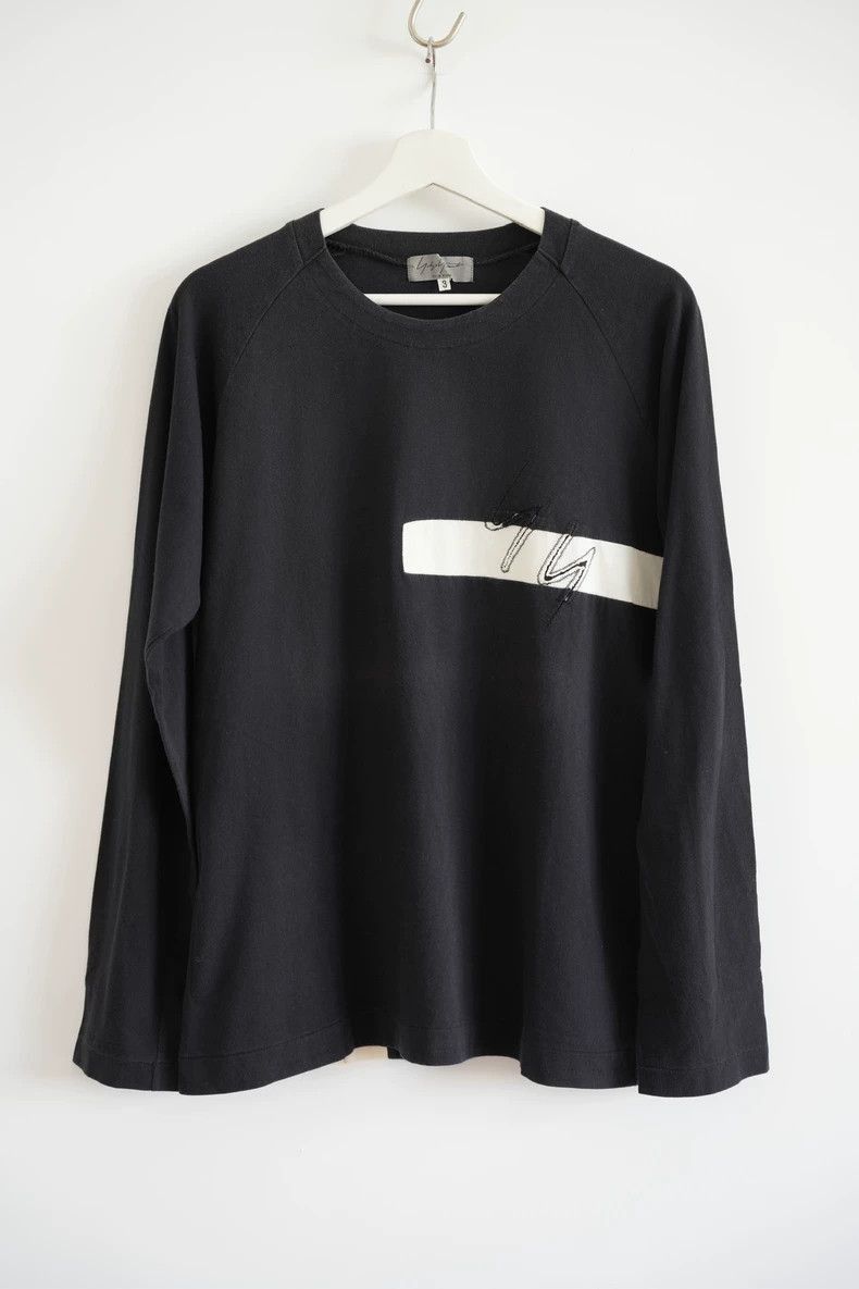 Yohji Yamamoto Yohji Yamamoto Yohji Yamamoto Long Sleeve T-Shirt Size US L / EU 52-54 / 3 - 1 Thumbnail