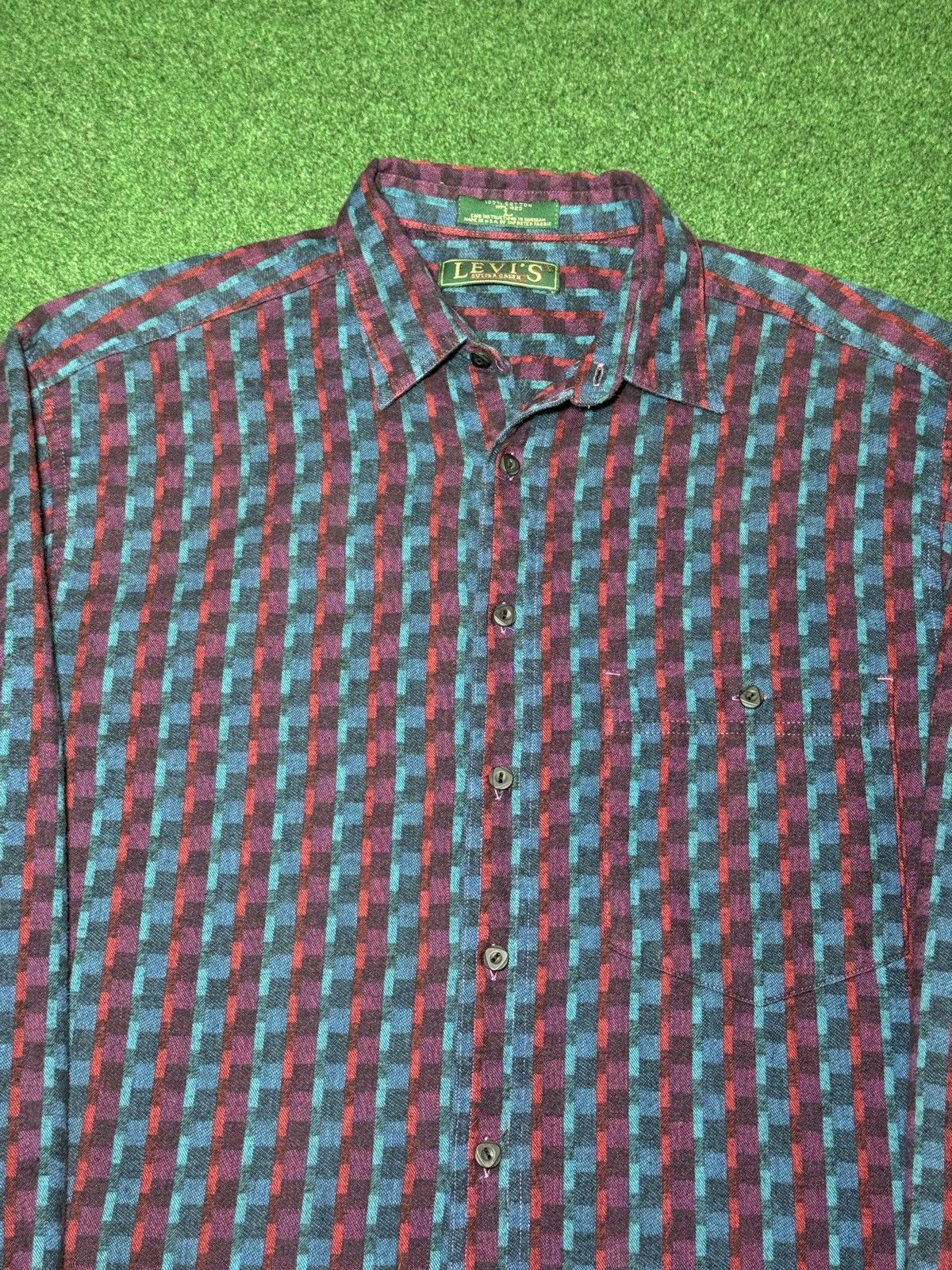 Levi's Vintage Clothing Levis Vintage Button Stutter Creek Big E 80s L Shirt Size US L / EU 52-54 / 3 - 4 Thumbnail