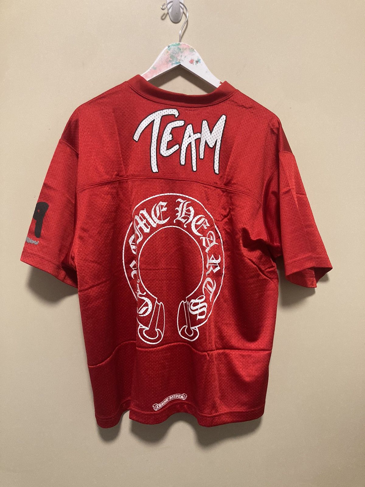 Chrome Hearts × Matty Boy Chrome hearts x matty boy stadium jersey size L red Size US L / EU 52-54 / 3 - 9 Thumbnail