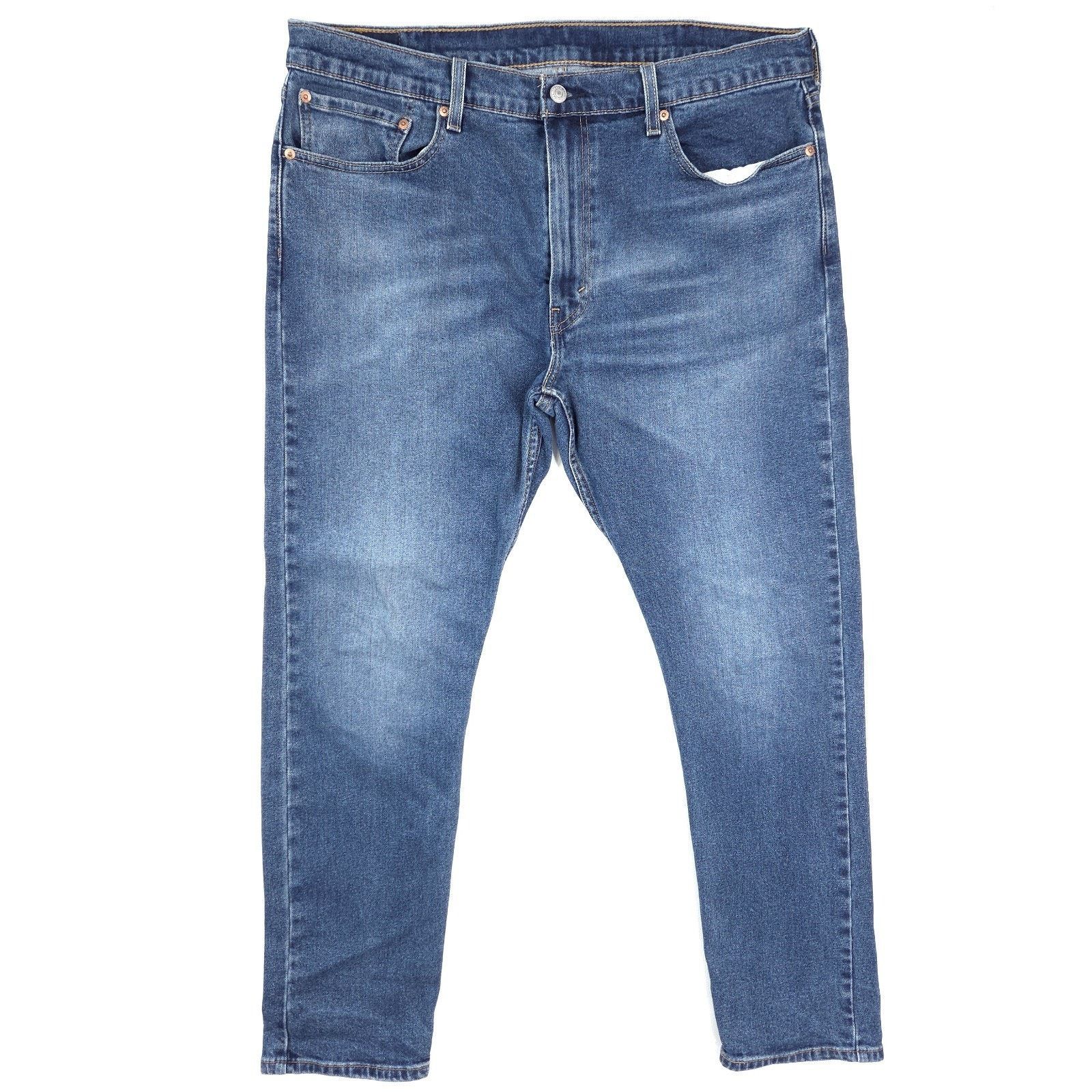 Levi's Levis 512 Jeans Mens 38x30 Blue Denim Slim Taper Fit Size US 38 / EU 54 - 1 Thumbnail