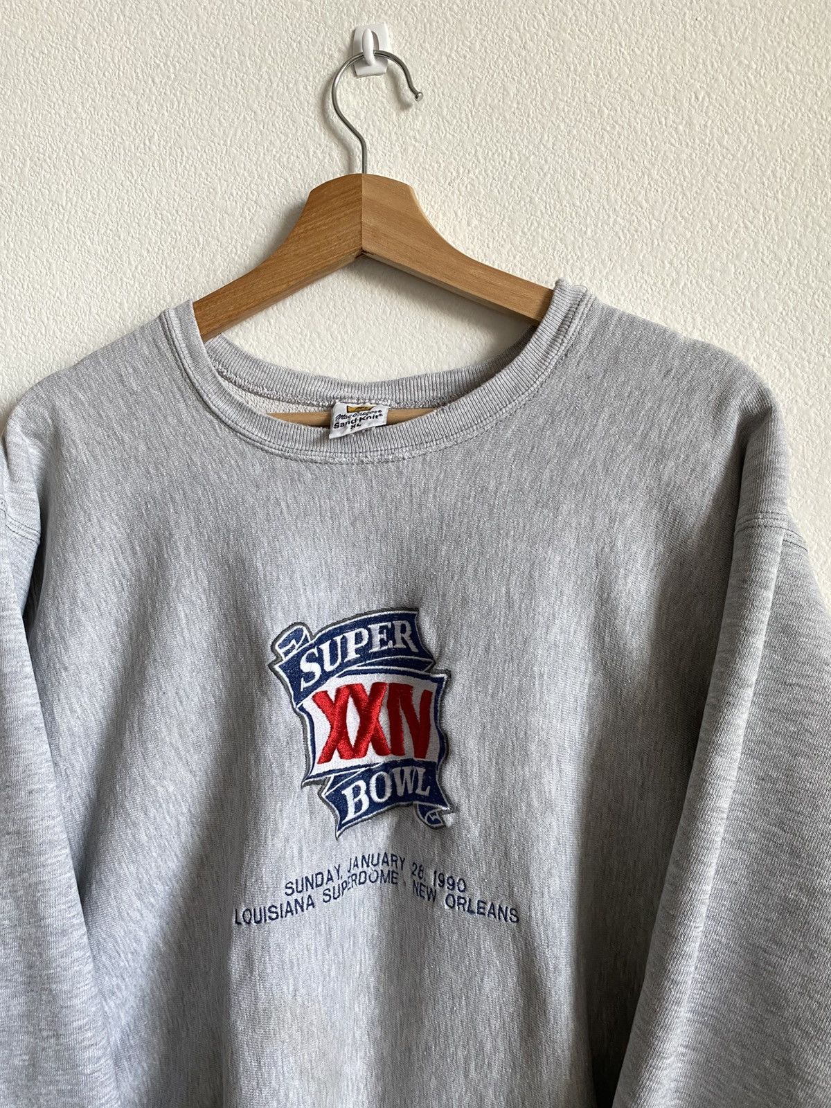 NFL Vintage 90s Super Bowl 24 1990 Crewneck Sweatshirt Size US XL / EU 56 / 4 - 3 Thumbnail