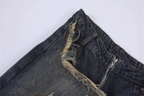 Japanese Brand Kahara x Misao Sticking Pentagram straight star jeans Size US 32 / EU 48 - 3 Thumbnail