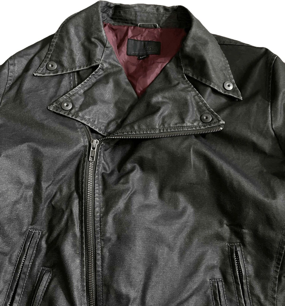 If Six Was Nine 2000s Japanese archive coated biker jacket vkei style Size US S / EU 44-46 / 1 - 5 Thumbnail