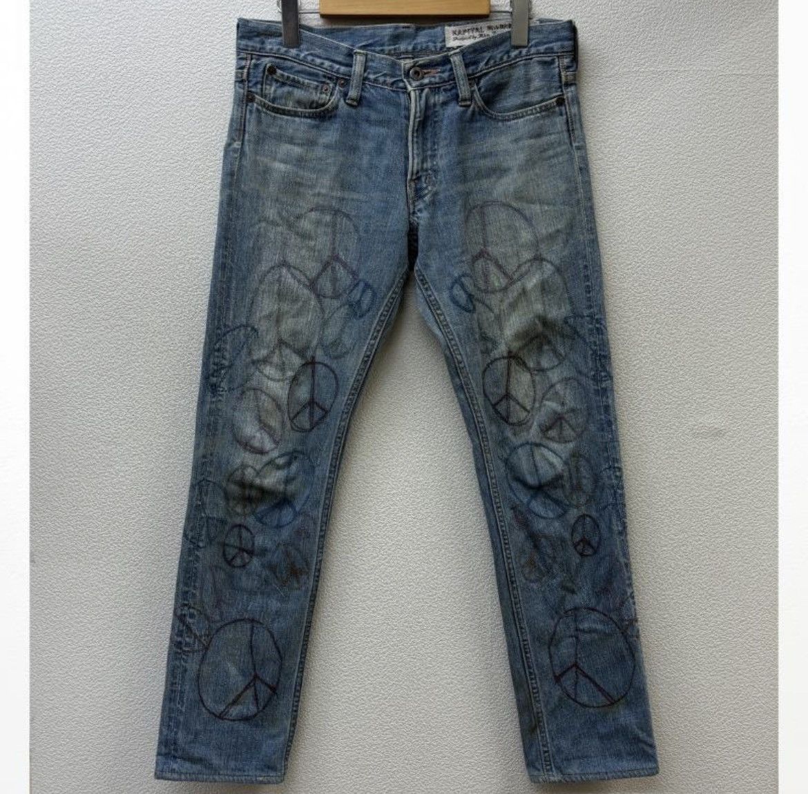 Kapital Kapital peace Denim Pants 30inch Size US 30 / EU 46 - 1 Thumbnail