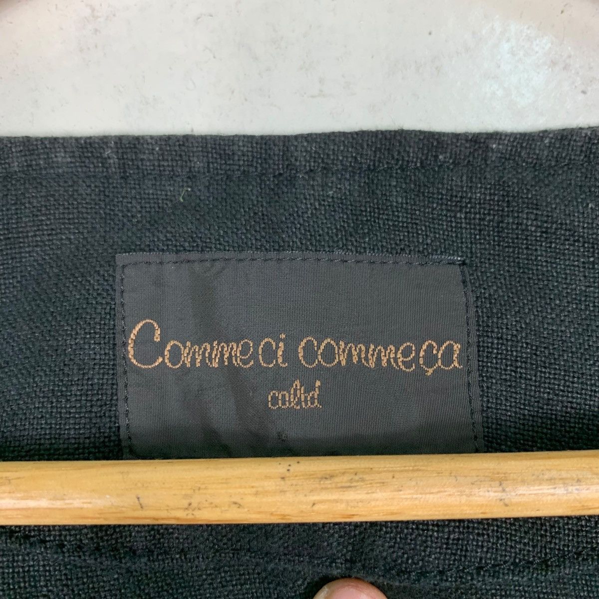 Vintage COMMECI COMMECA Cotton Belted Button Vest #0959-C42 Size US L / EU 52-54 / 3 - 15 Thumbnail