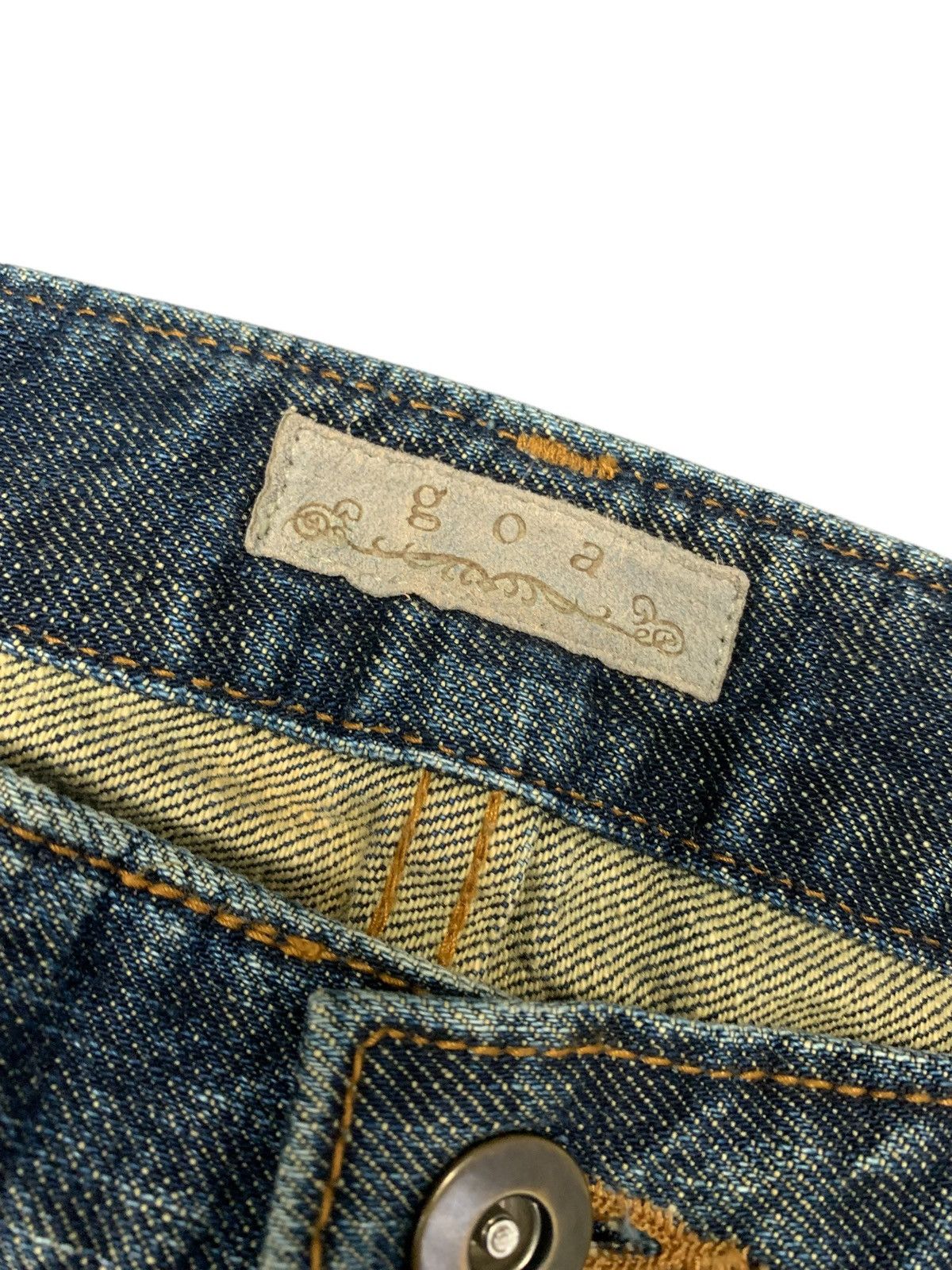 GOA GOA vintage japanese flared faded jeans Size US 31 - 10 Thumbnail