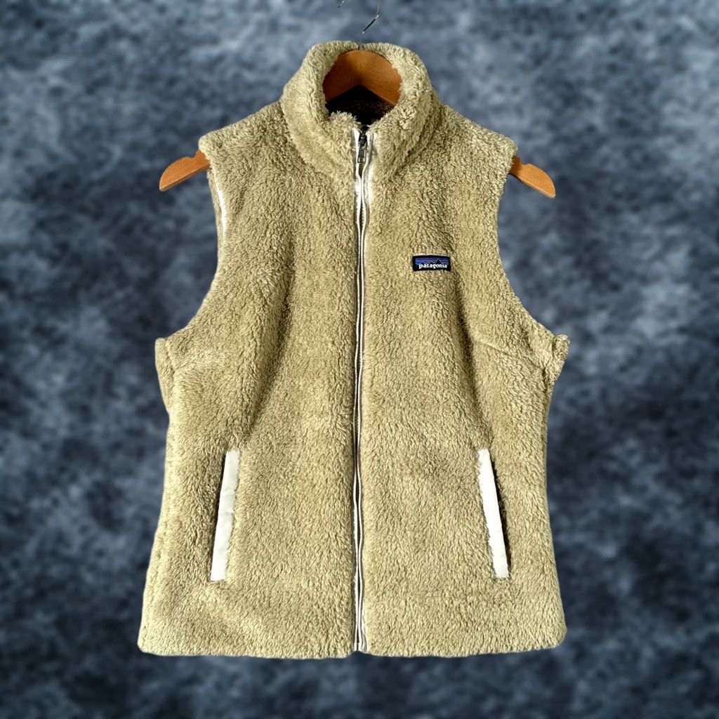 Patagonia Patagonia Vest Womens Medium Beige Los Gatos Fleece Sherpa Full Zip Pocket Retro Lacking N/A Size M / US 6-8 / IT 42-44 - 1 Thumbnail