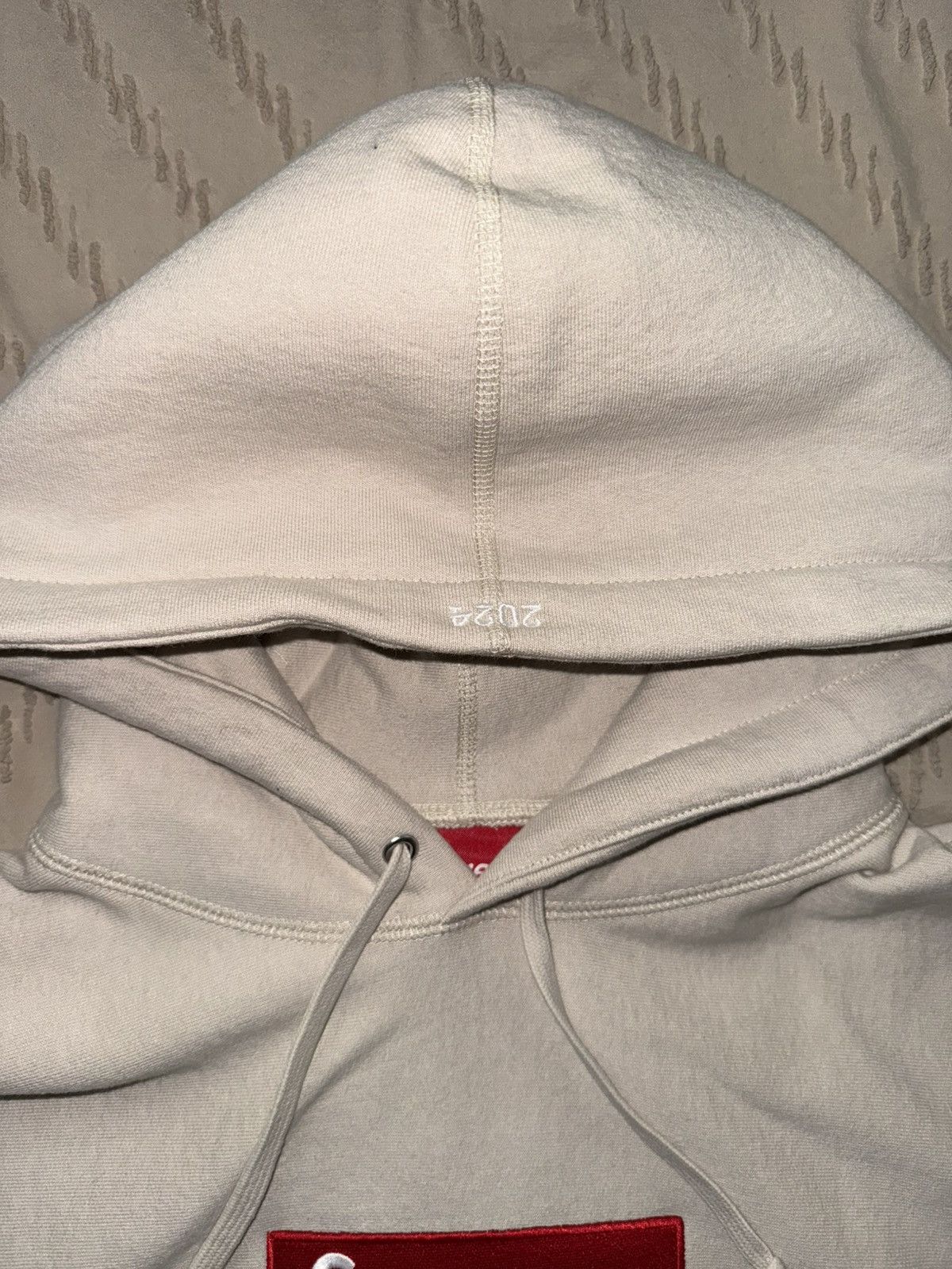 Supreme Supreme Box Logo Hooded Stone Sweatshirt (FW24) Size US M / EU 48-50 / 2 - 4 Thumbnail