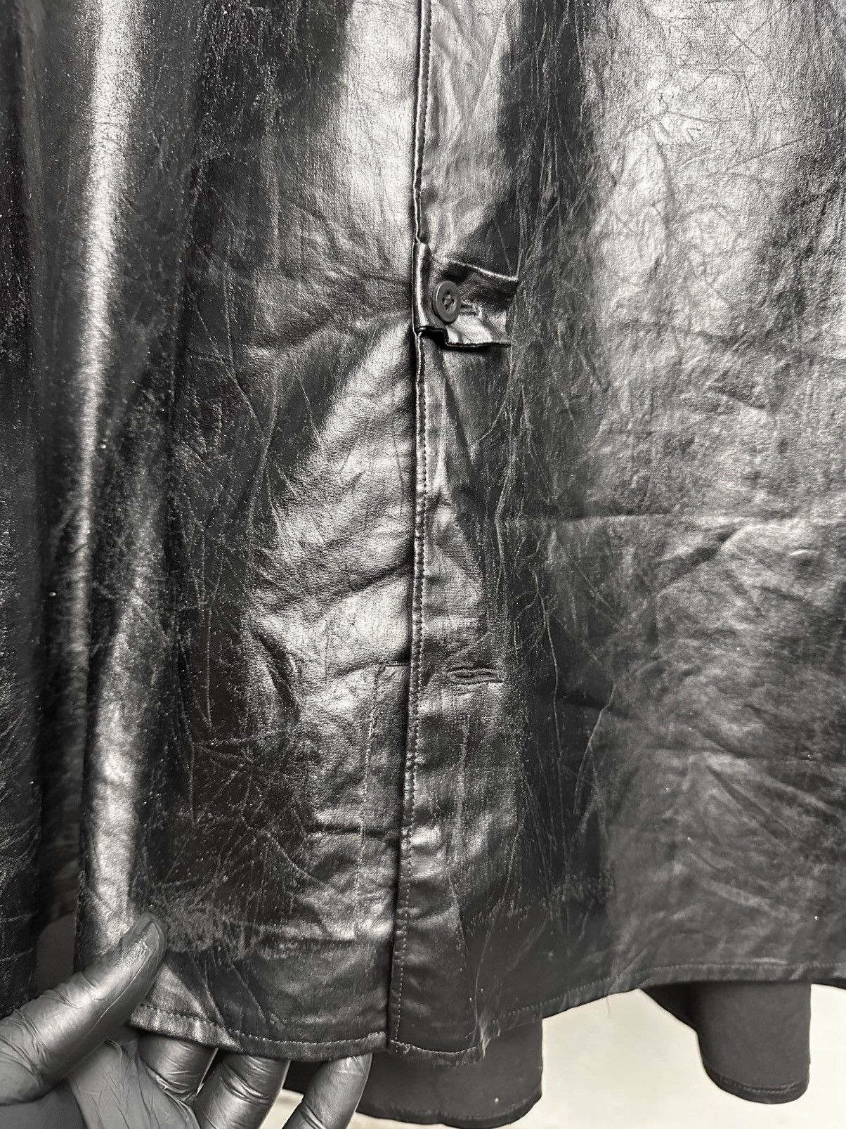 Yohji Yamamoto Y’s for Men Coated Polyurethane Jacket Size US L / EU 52-54 / 3 - 7 Thumbnail