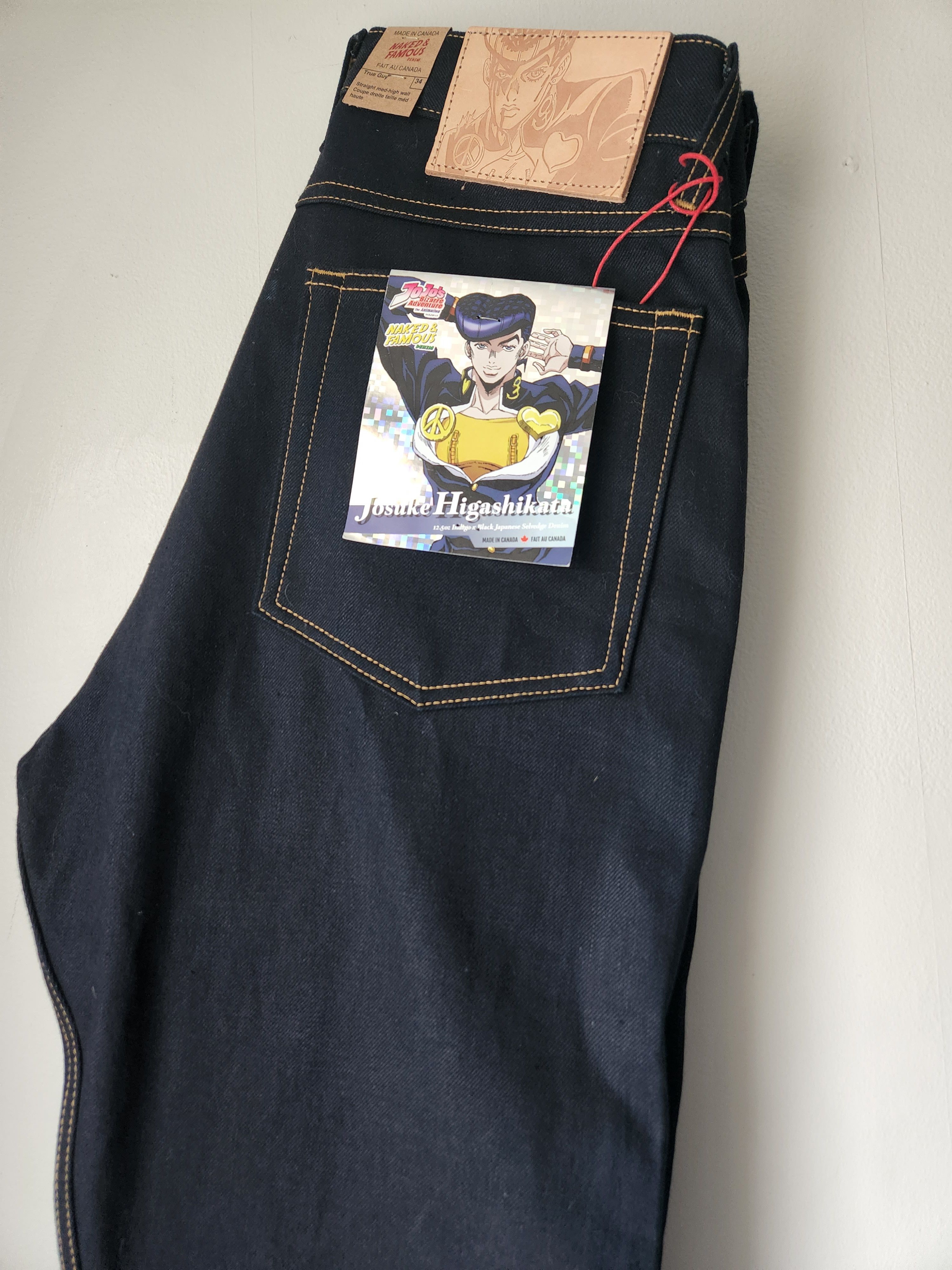 Naked & Famous Naked & Famous JJBA Josuke Higashikata True Guy Selvedge Size US 34 / EU 50 - 1 Thumbnail