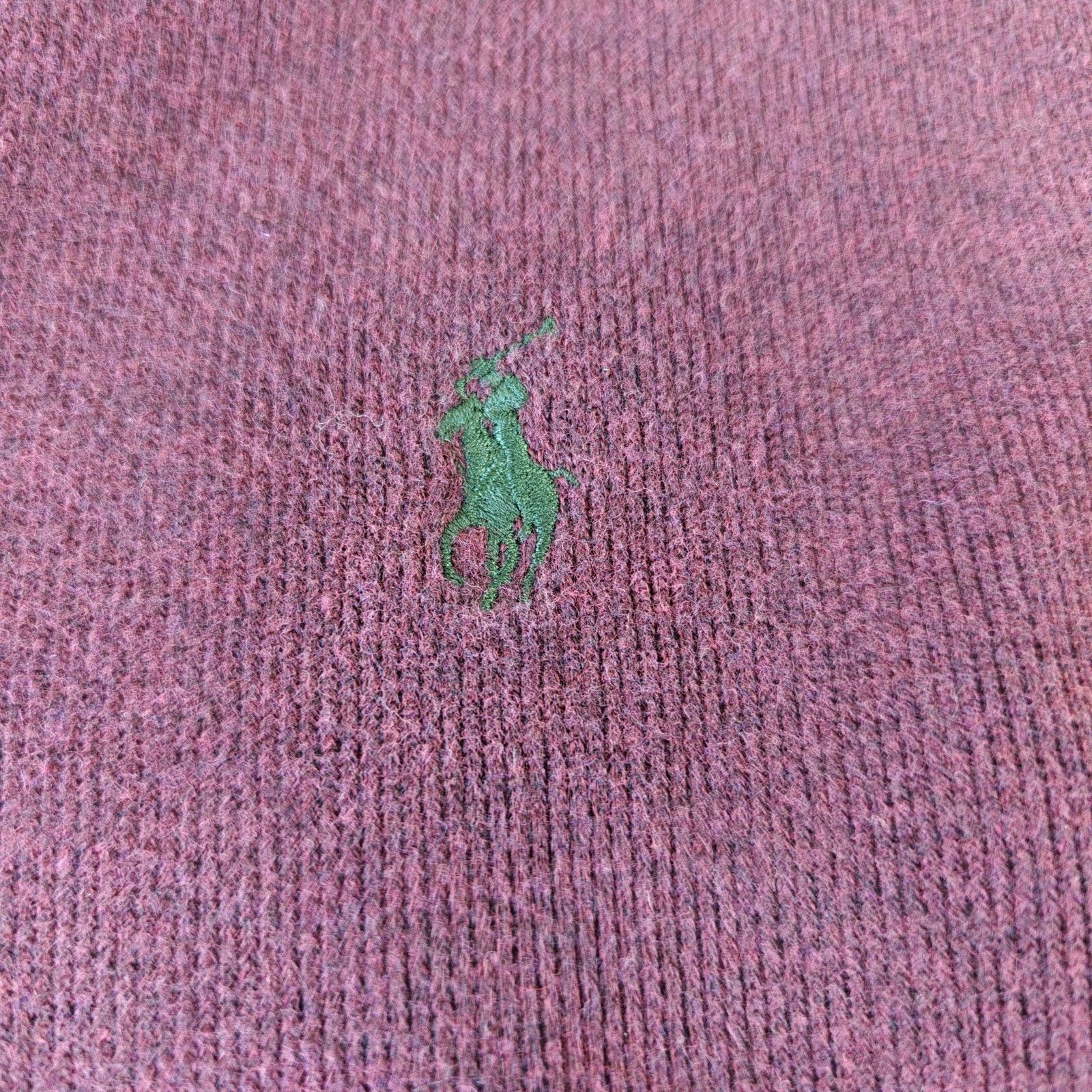 Polo Ralph Lauren Vintage Y2K Polo by Ralph Lauren 1/4 zip knit pullover top L Size US L / EU 52-54 / 3 - 6 Thumbnail