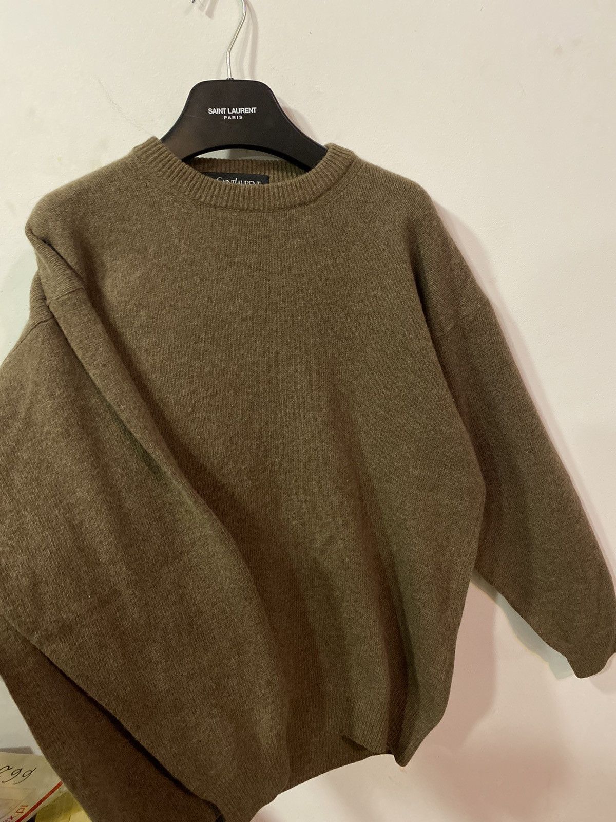 Yves Saint Laurent 🇮🇹Wool YSL Sweater Soft Vintage Sweatshirt Knit Paris Size US L / EU 52-54 / 3 - 7 Thumbnail