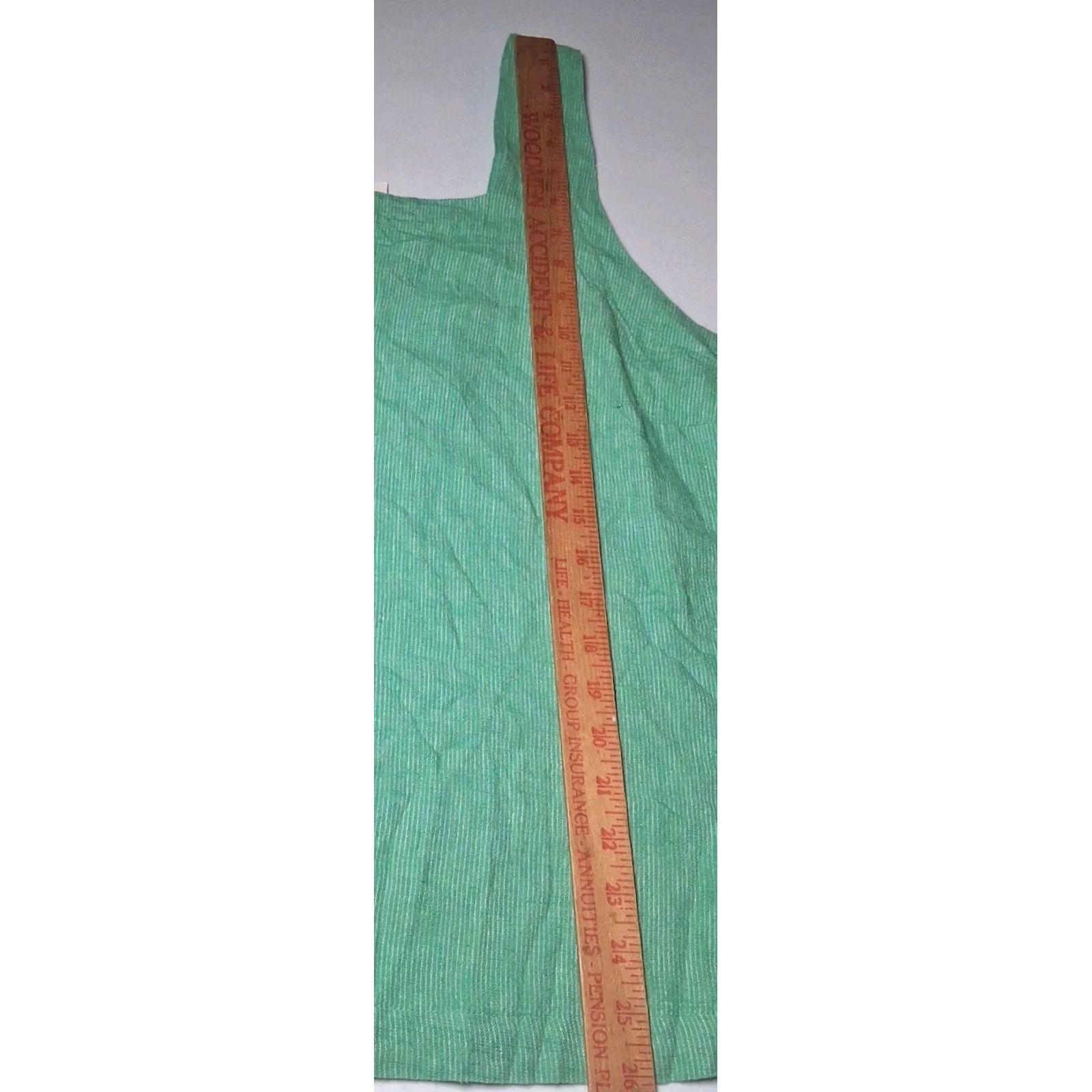 Vintage A New Day Tank Top Plus Size 3X Green Stripe Linen Rayon Lagenlook Tank Women XS-XL? Size XXL / US 16-18 / IT 52-54 - 6 Thumbnail
