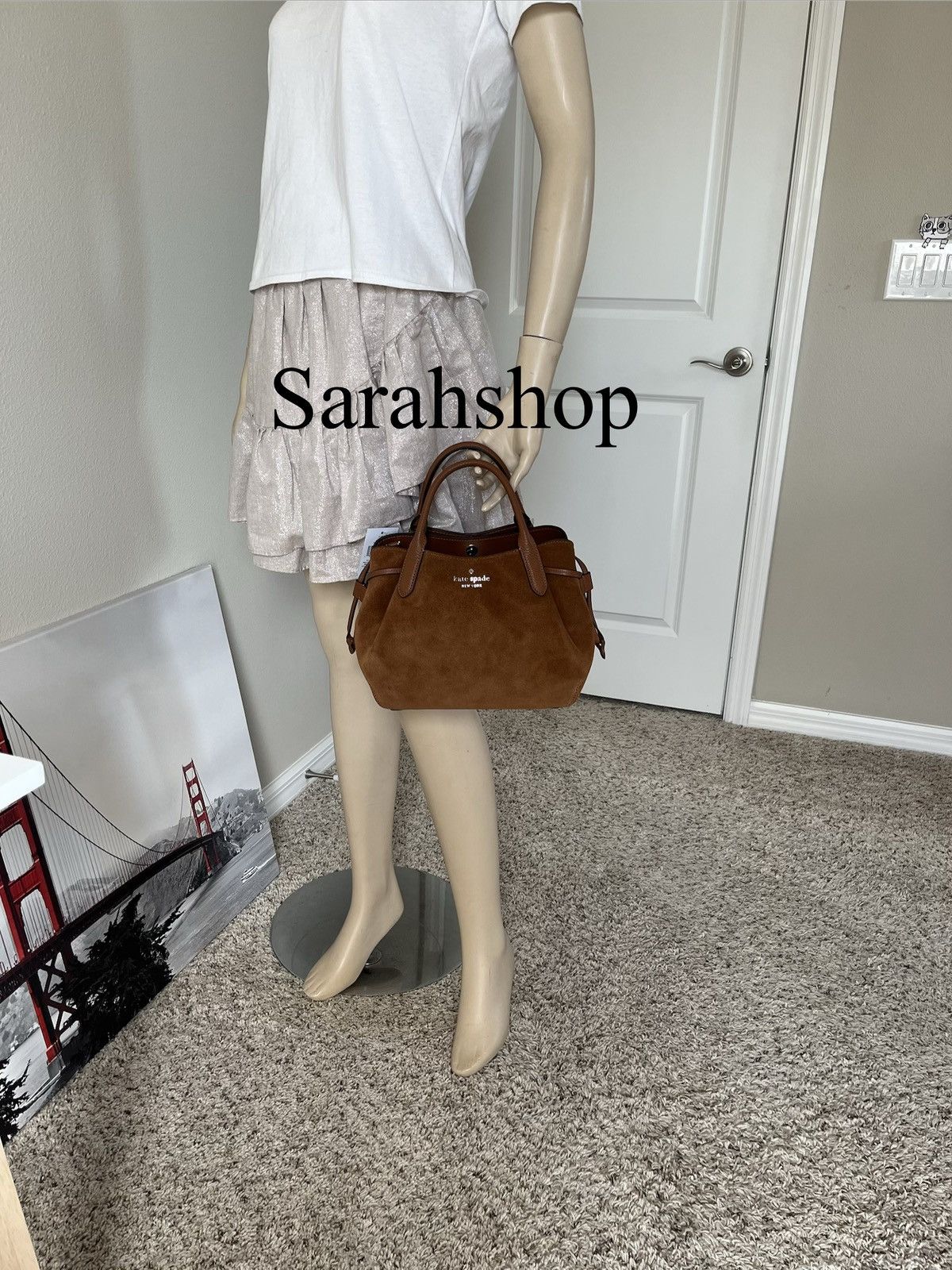 Kate Spade Kate Spade Dumpling Suede Satchel Size ONE SIZE - 7 Thumbnail
