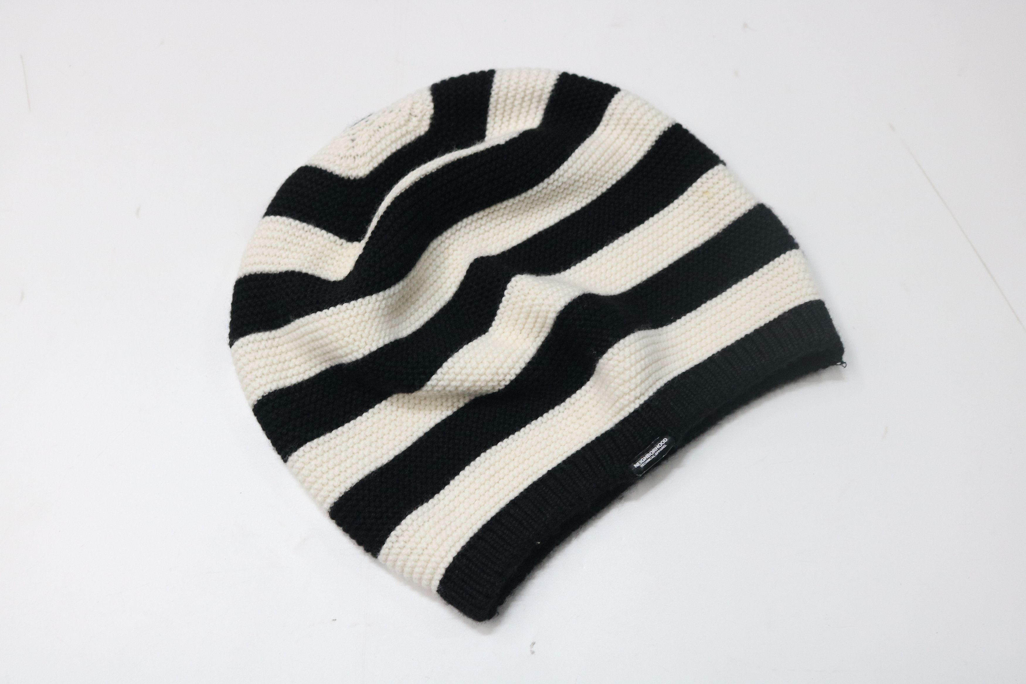 Neighborhood NEIGHBORHOOD Striped Balloon Beanie Size ONE SIZE - 6 Thumbnail