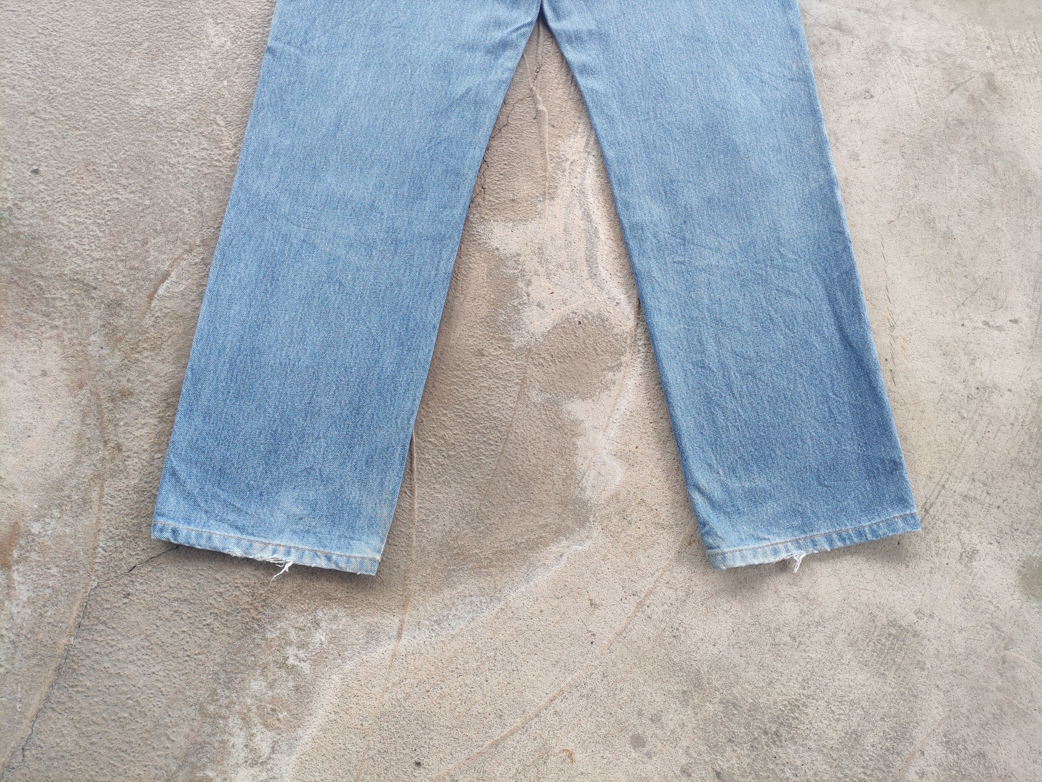 Edwin Vintage Edwin Jean Distressed Faded Denim Pants Size US 31 - 11 Thumbnail