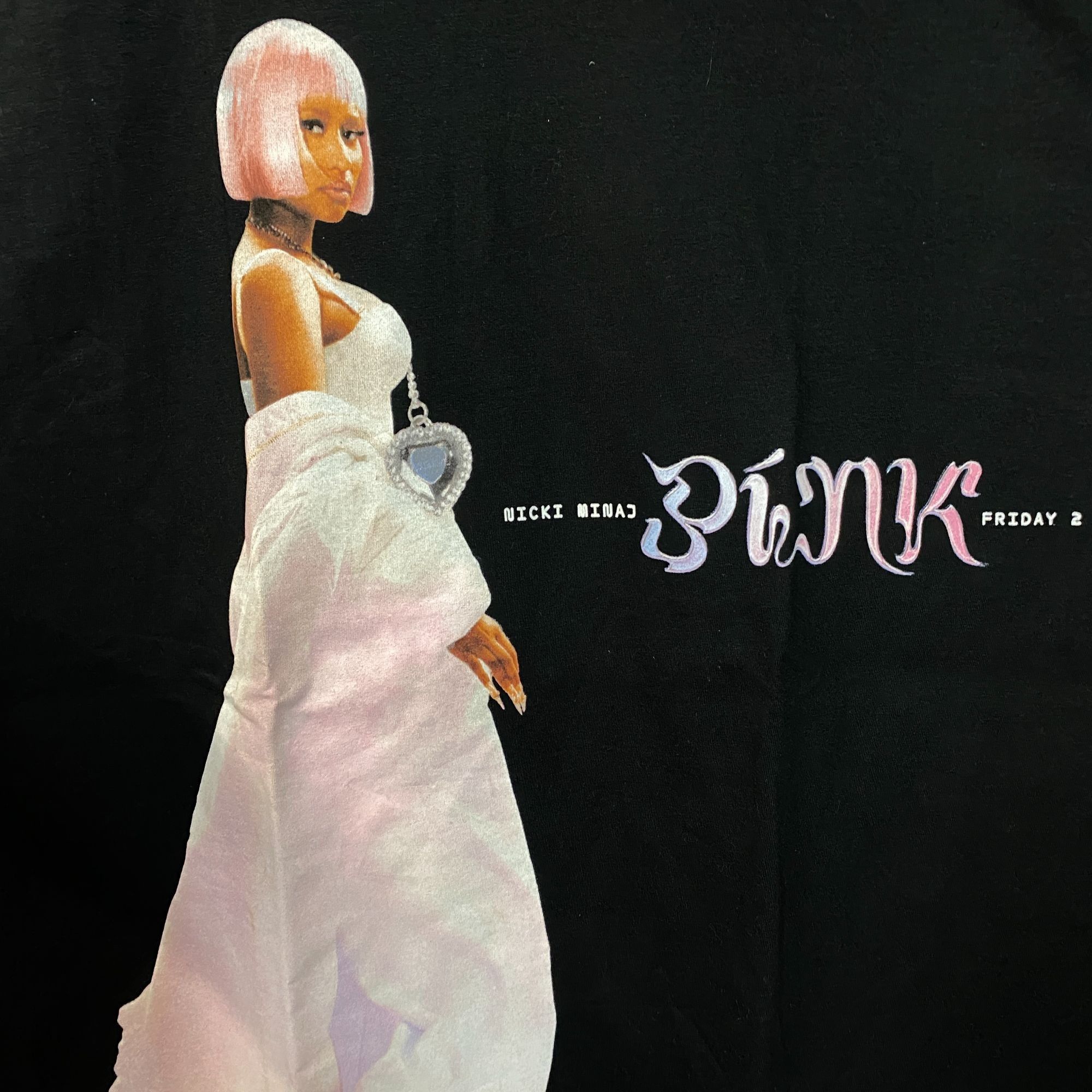 Rap Tees Nicki Minaj Pink Friday 2 Album Cover Graphic T-Shirt Large Size US L / EU 52-54 / 3 - 2 Thumbnail